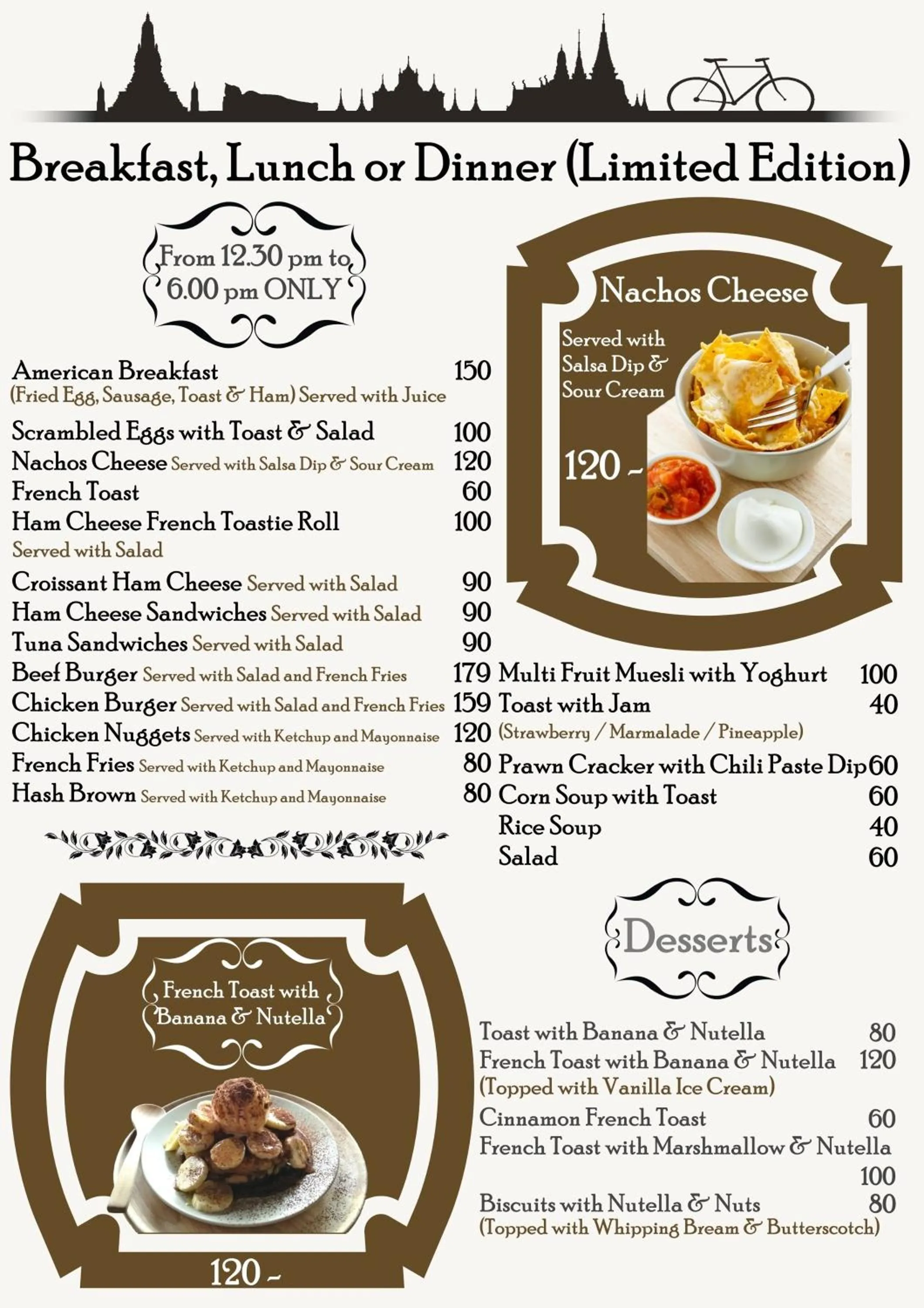 Restaurant/places to eat in Bangkok Bed and Bike