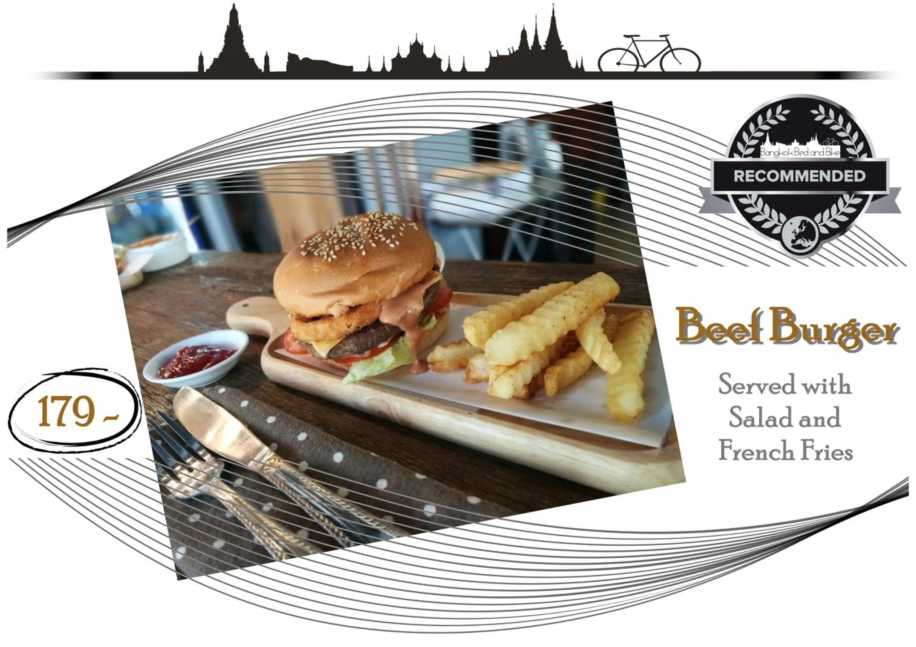 Restaurant/places to eat in Bangkok Bed and Bike