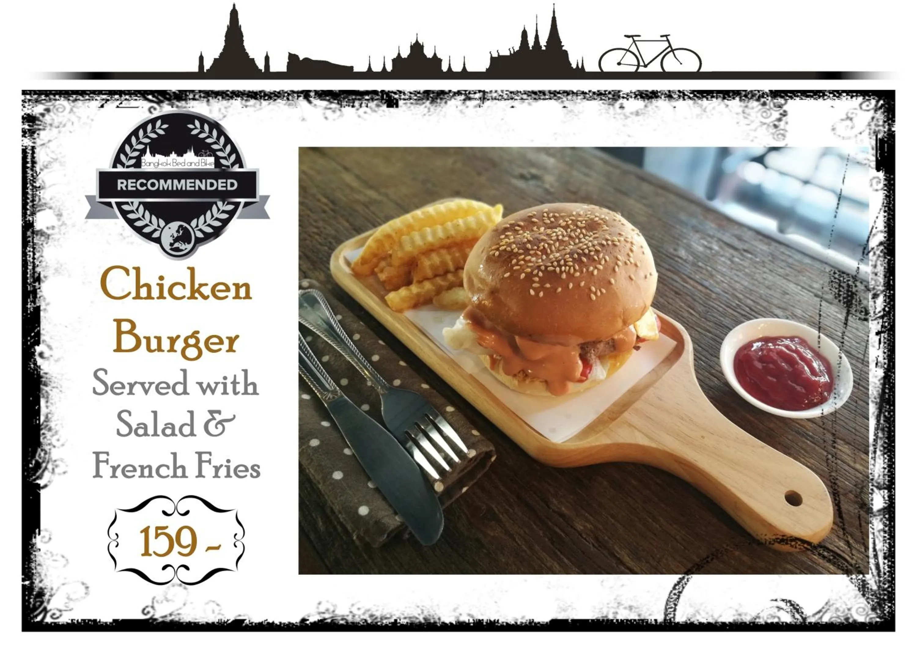 Restaurant/places to eat in Bangkok Bed and Bike