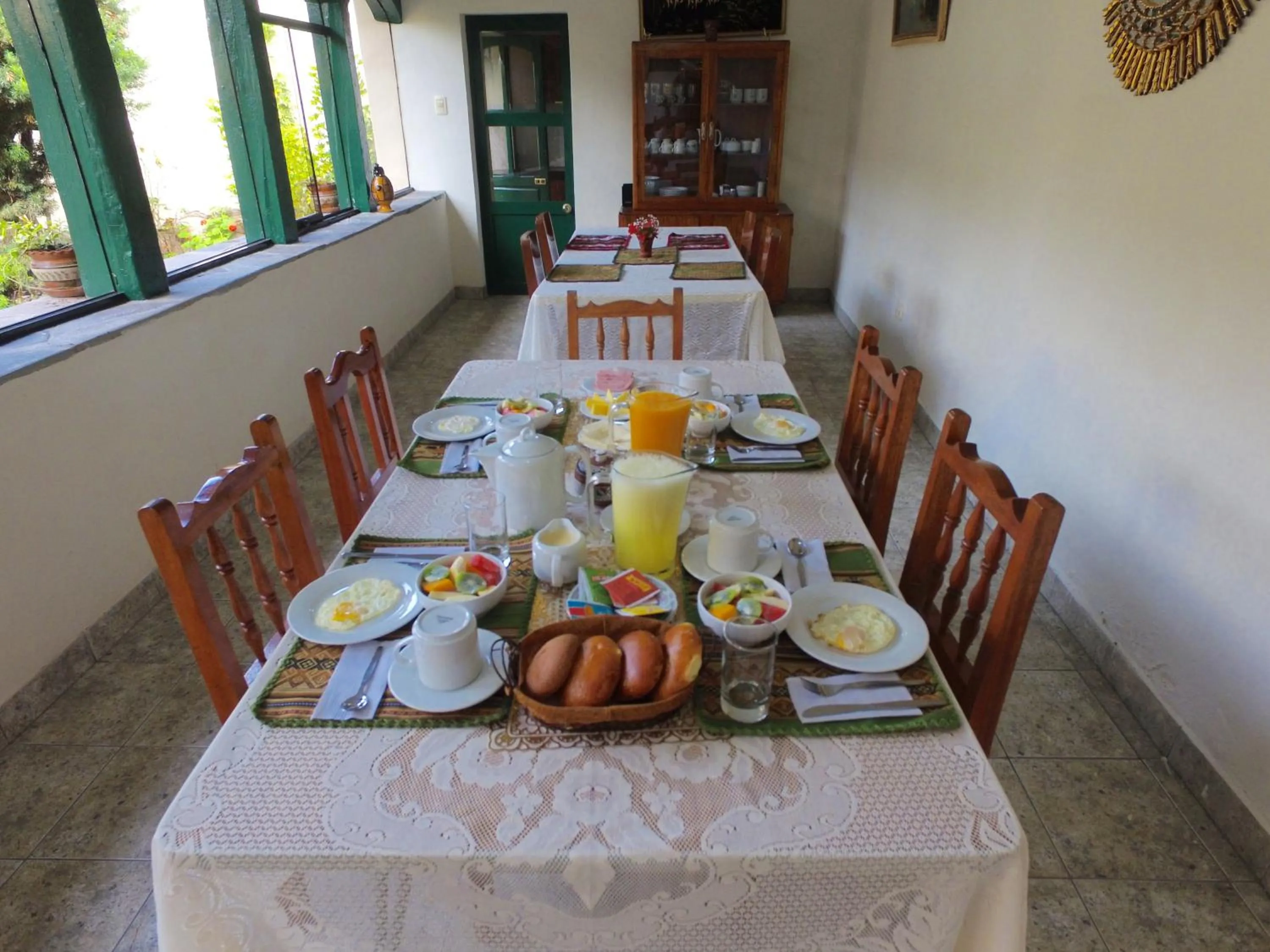 Breakfast in Hospedaje La Florida