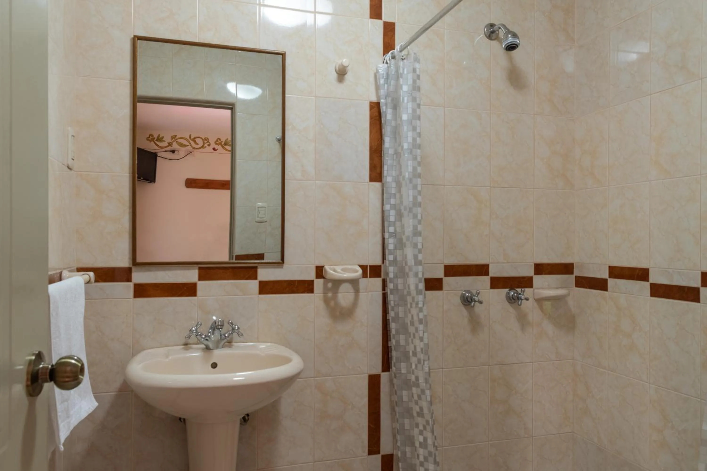 Shower in Hospedaje La Florida