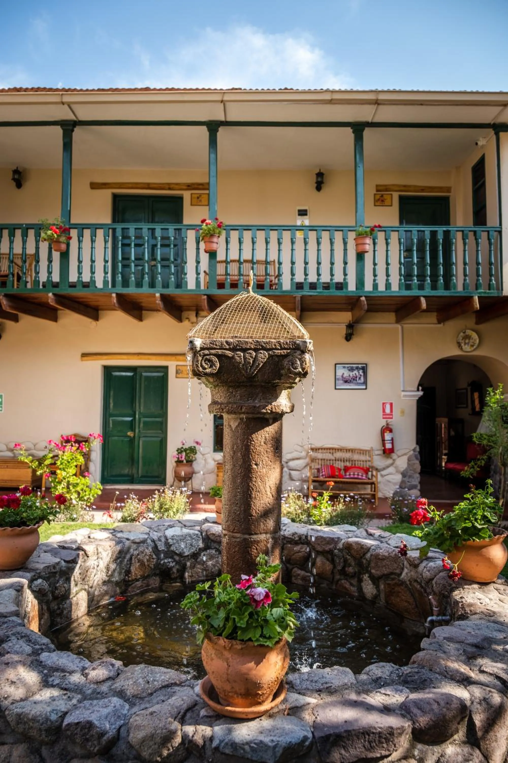 Patio in Hospedaje La Florida