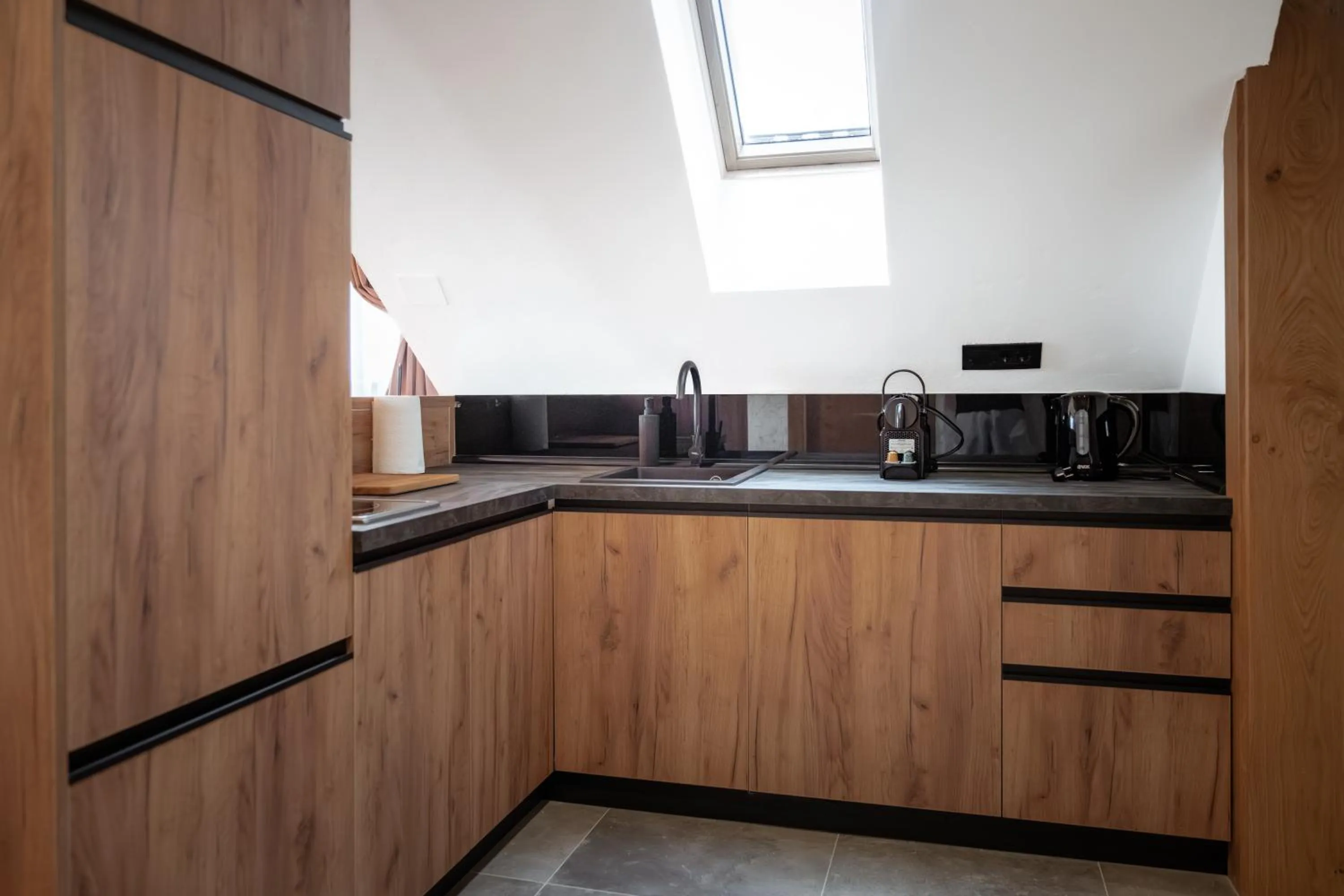 Kitchen or kitchenette in Angelina Apart&Spa