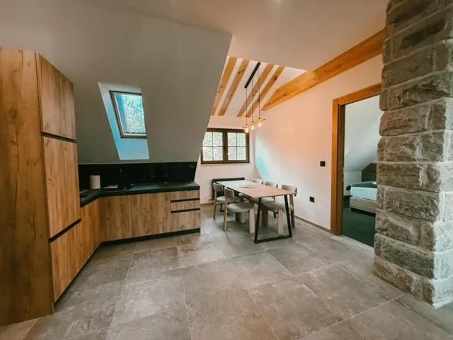 Kitchen or kitchenette in Angelina Apart&Spa