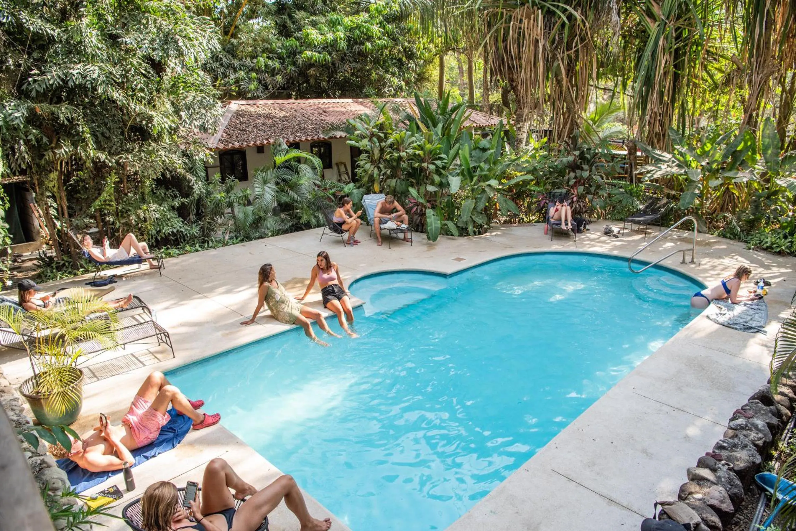 Guests in Believe Surf & Yoga Lodge Santa Teresa