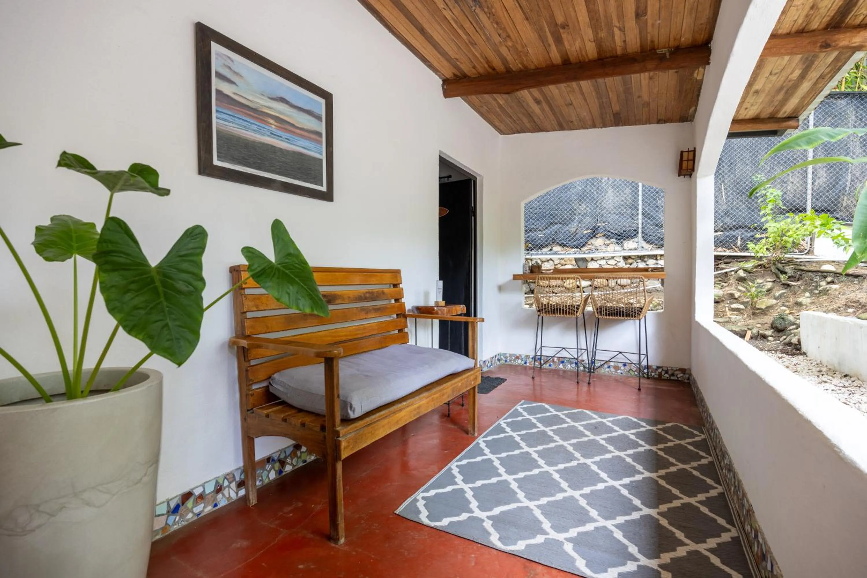 Patio in Believe Surf & Yoga Lodge Santa Teresa