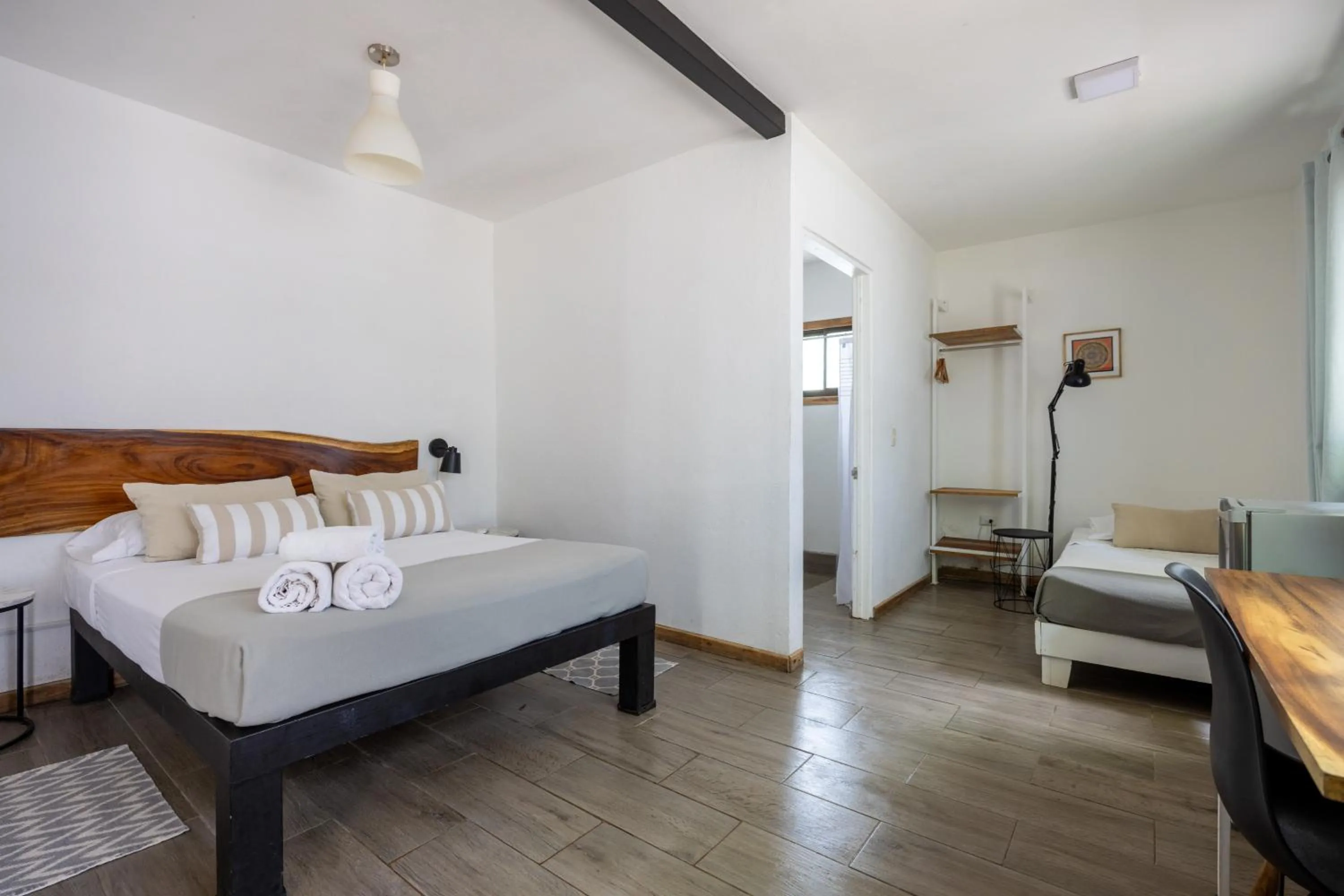 Photo of the whole room, Bed in Believe Surf & Yoga Lodge Santa Teresa