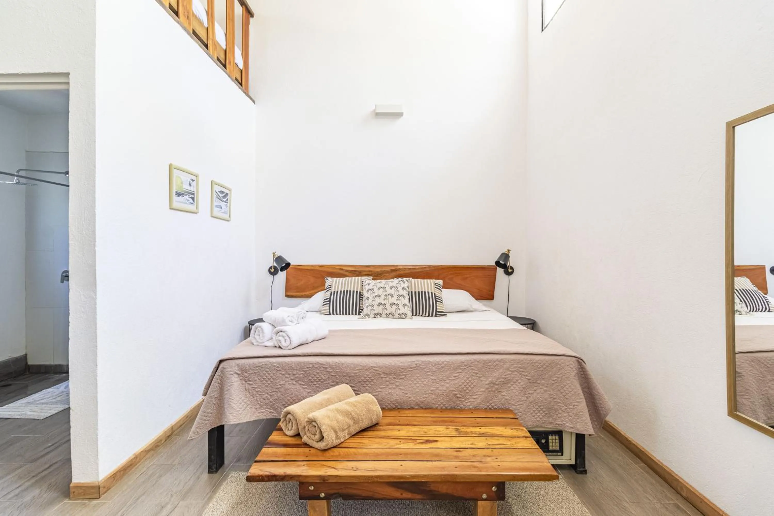 Bed in Believe Surf & Yoga Lodge Santa Teresa