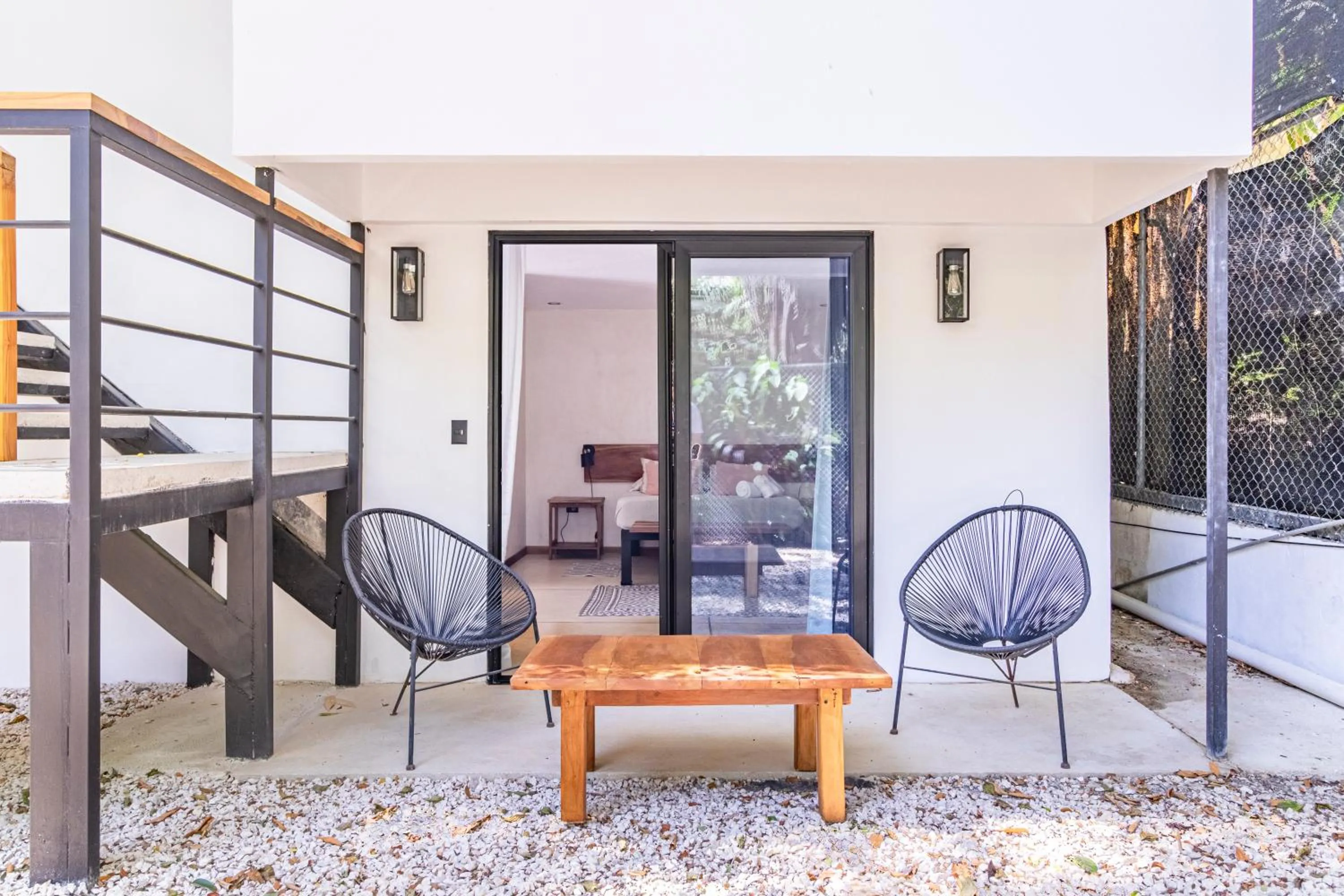 Patio in Believe Surf & Yoga Lodge Santa Teresa