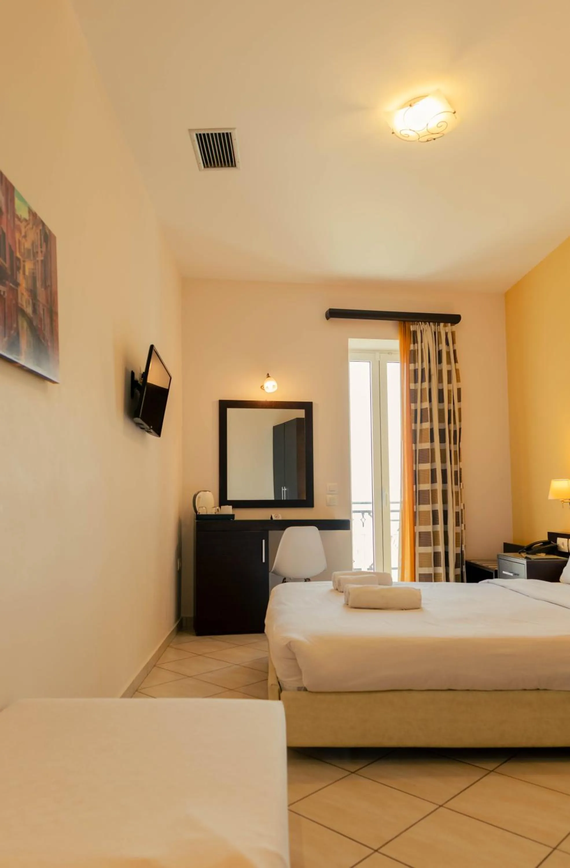 Bedroom, Bed in Hotel Kyani Akti