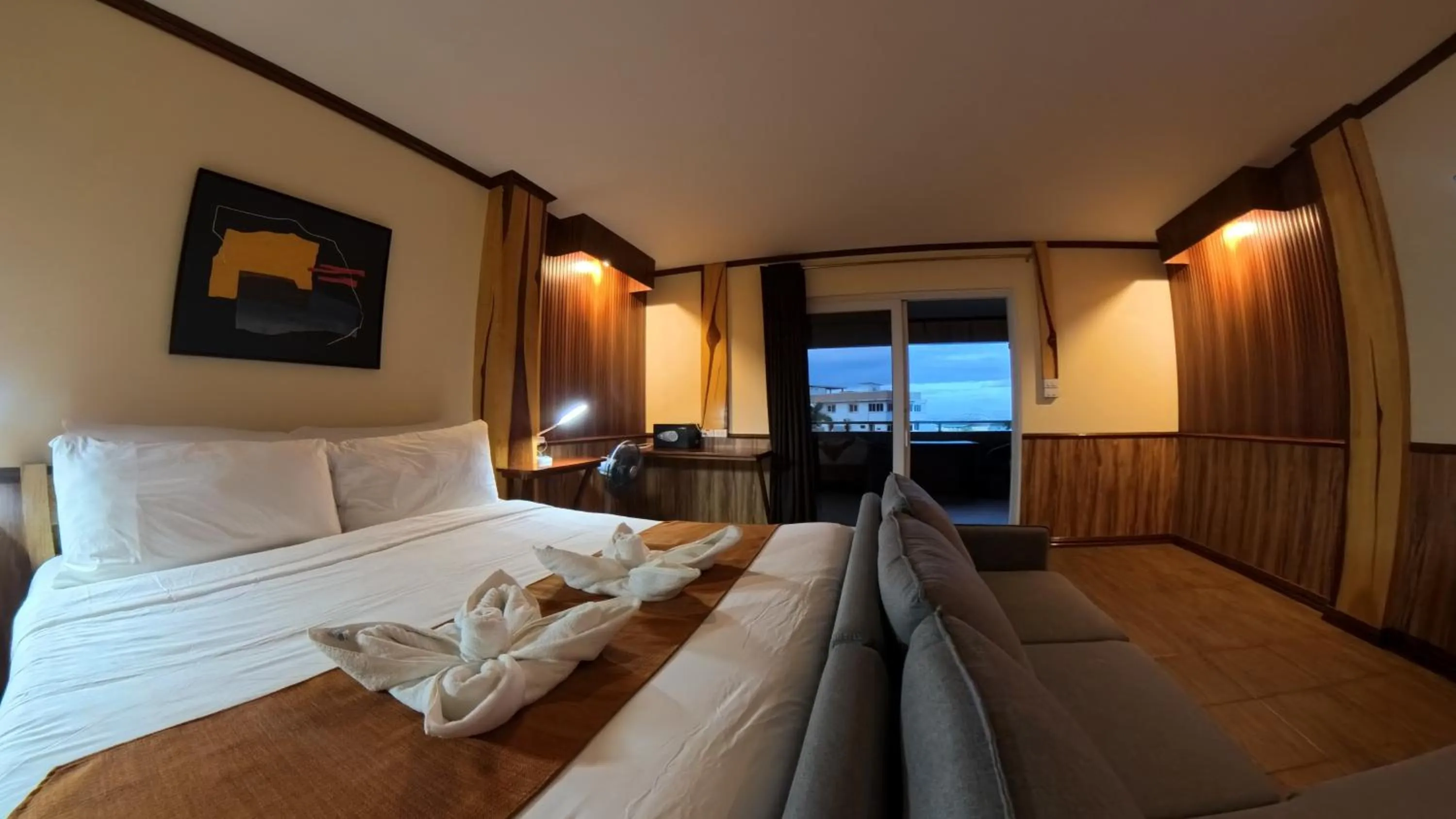 Bed in Verde View Villas