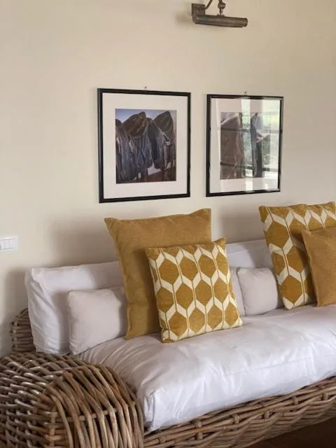 Living room in Villa La Salina