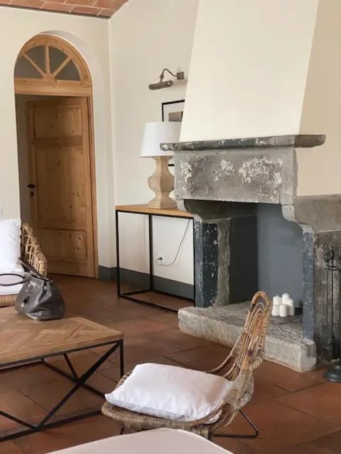 Living room in Villa La Salina