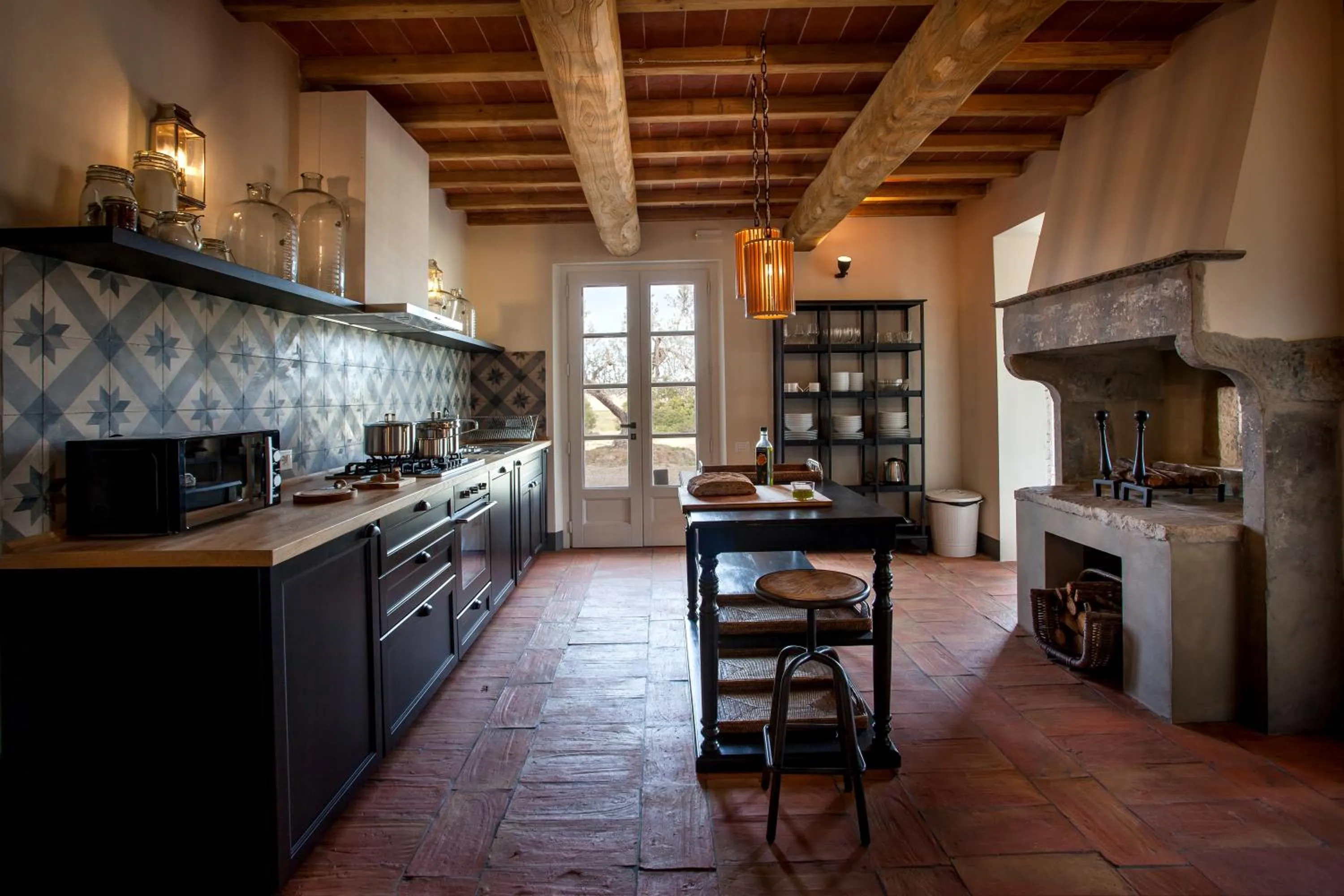 Kitchen or kitchenette in Villa La Salina