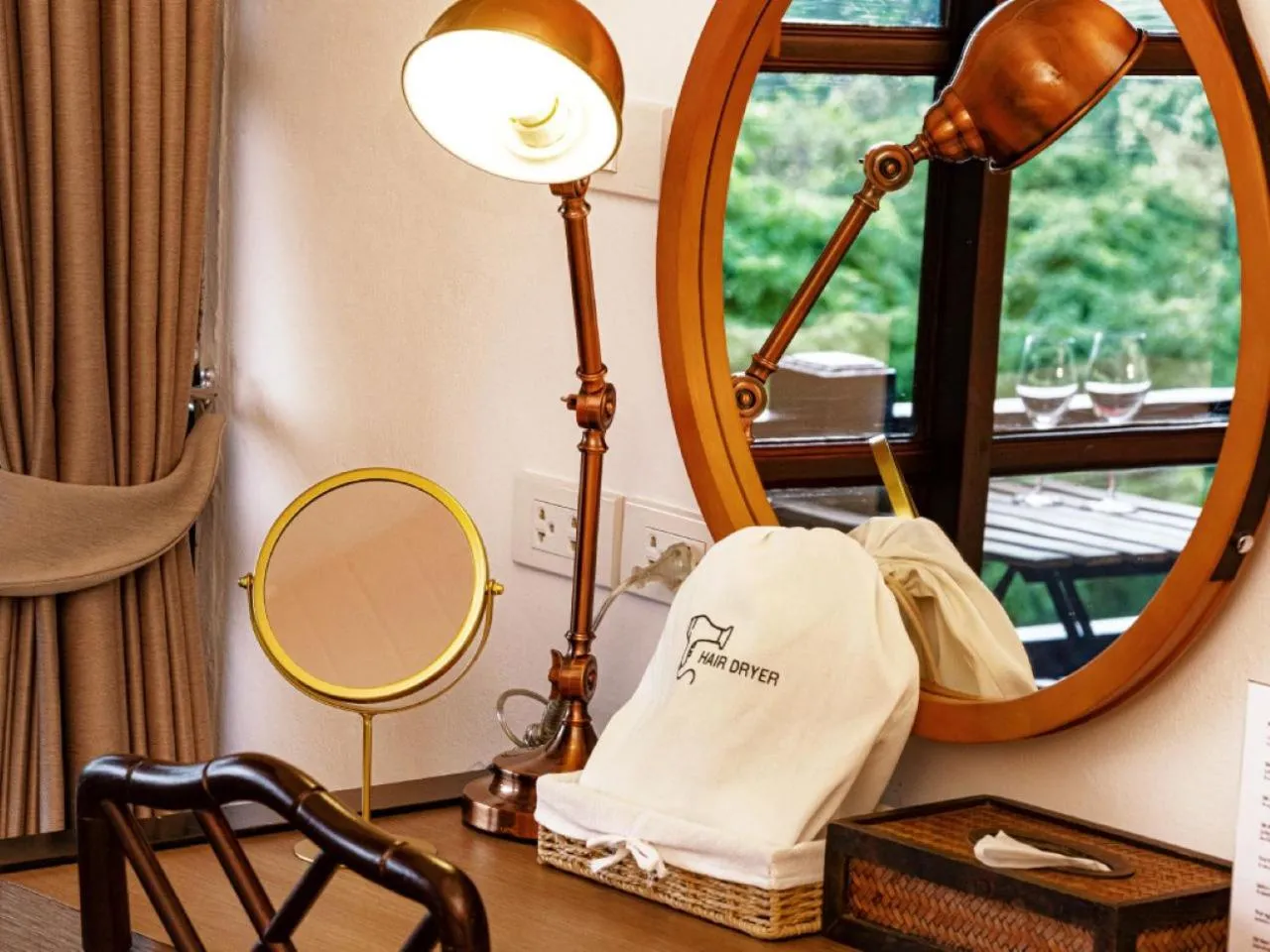 Seating area in Issara Boutique Winery Hotel