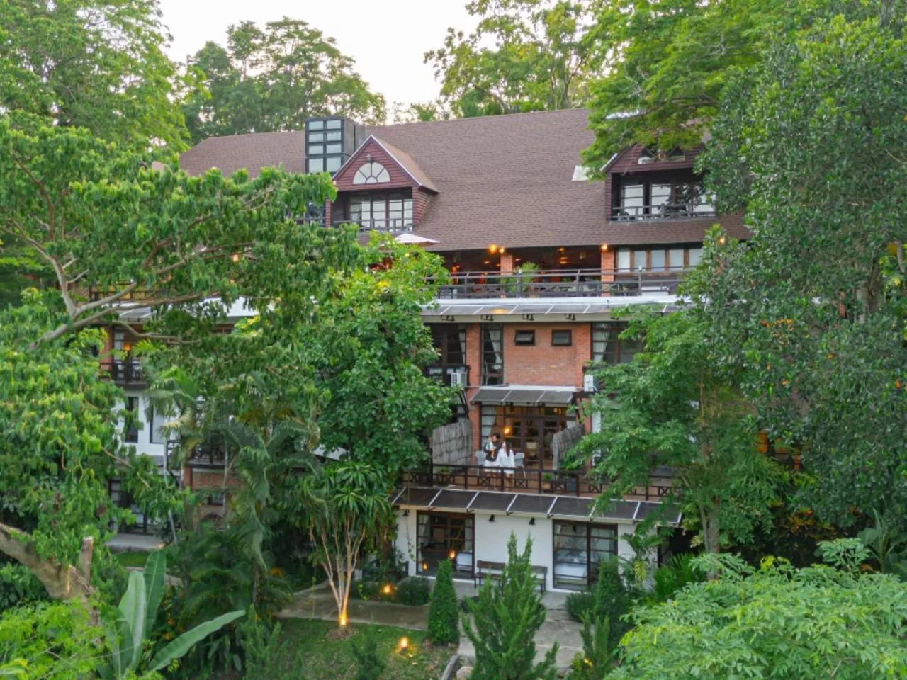 Property building in Issara Boutique Winery Hotel