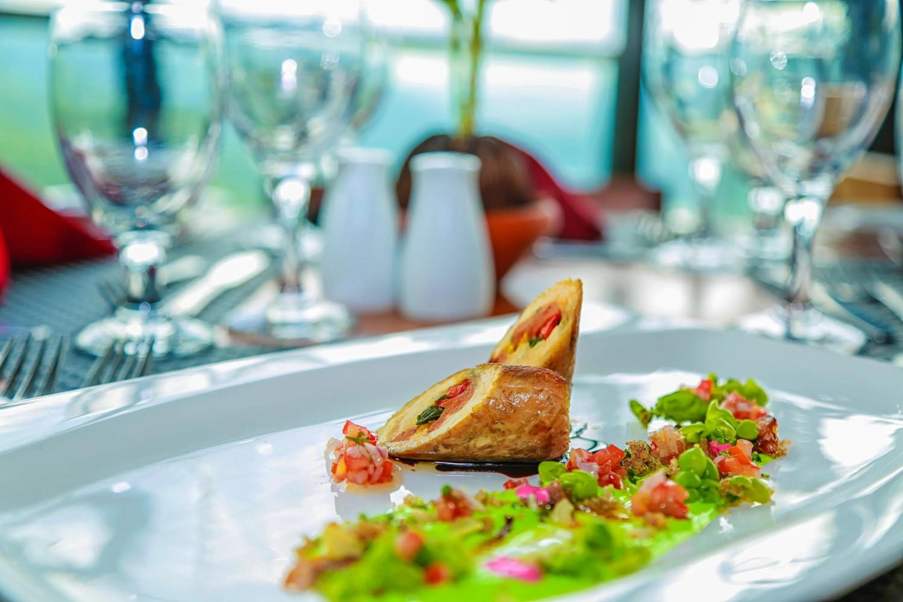 Food close-up in Oak Ray Tea Bush