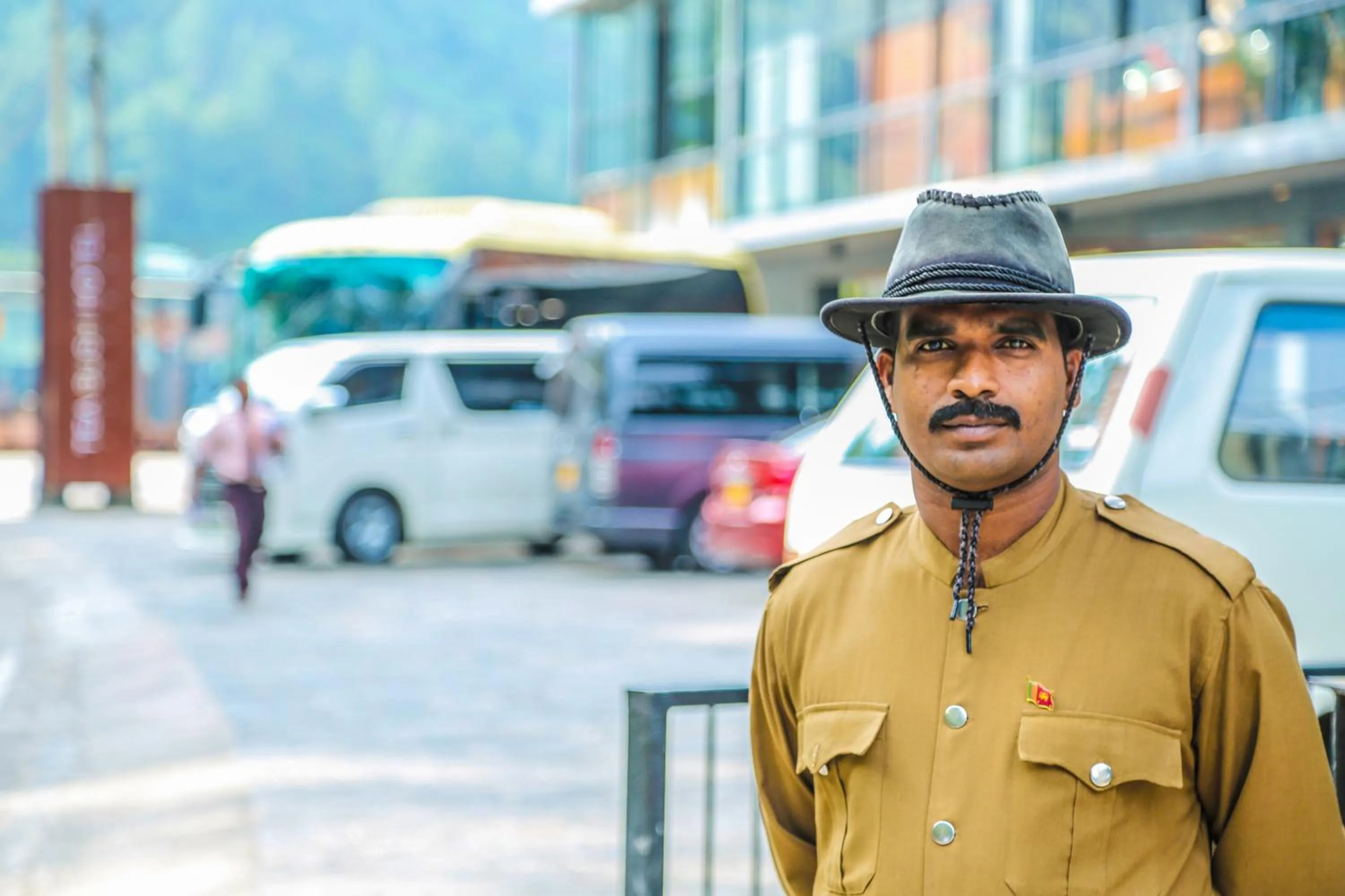 Decorative detail in Oak Ray Tea Bush