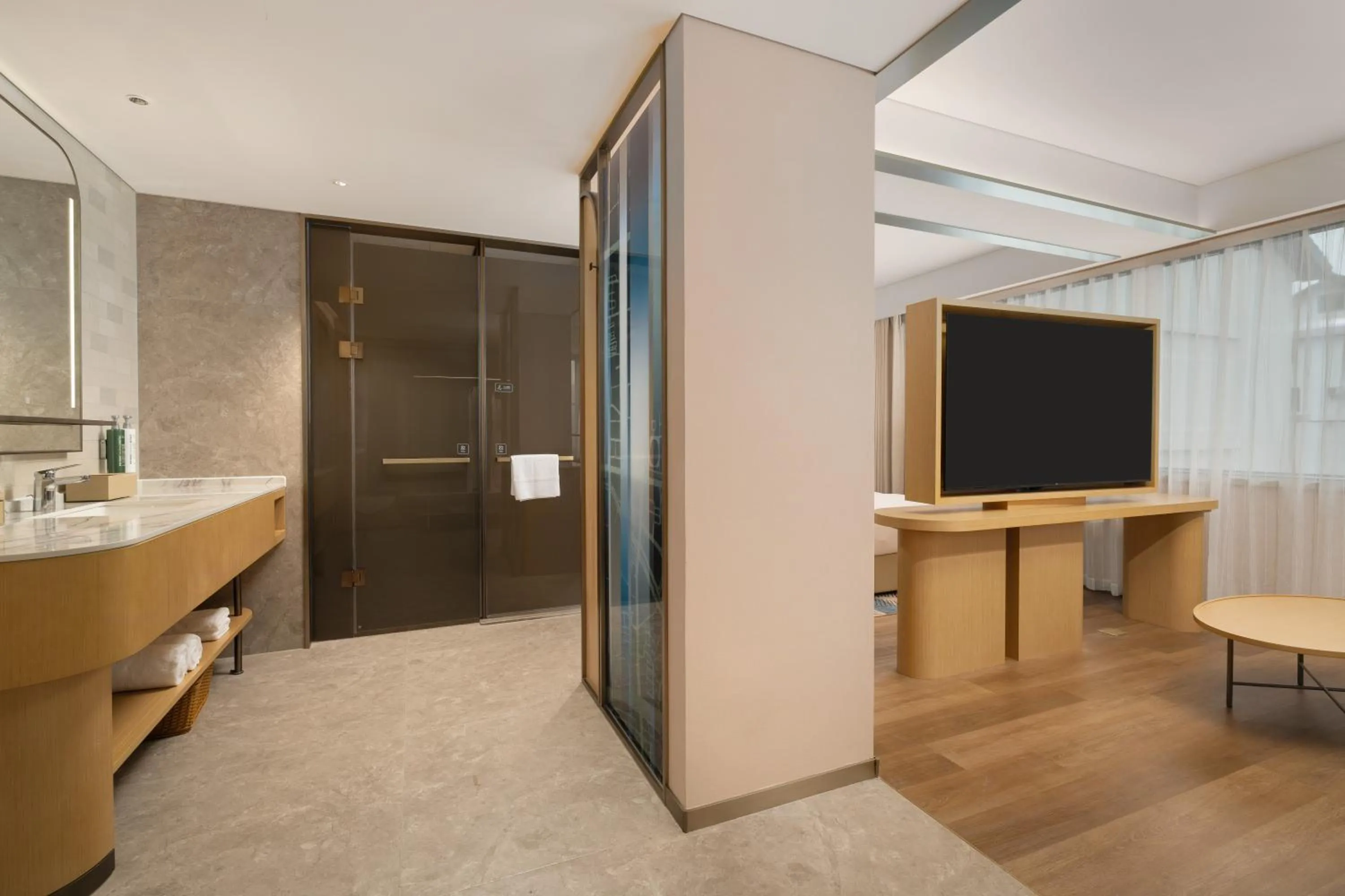 Bathroom in Hilton Garden Inn Shaoxing Lu Xun Native Place