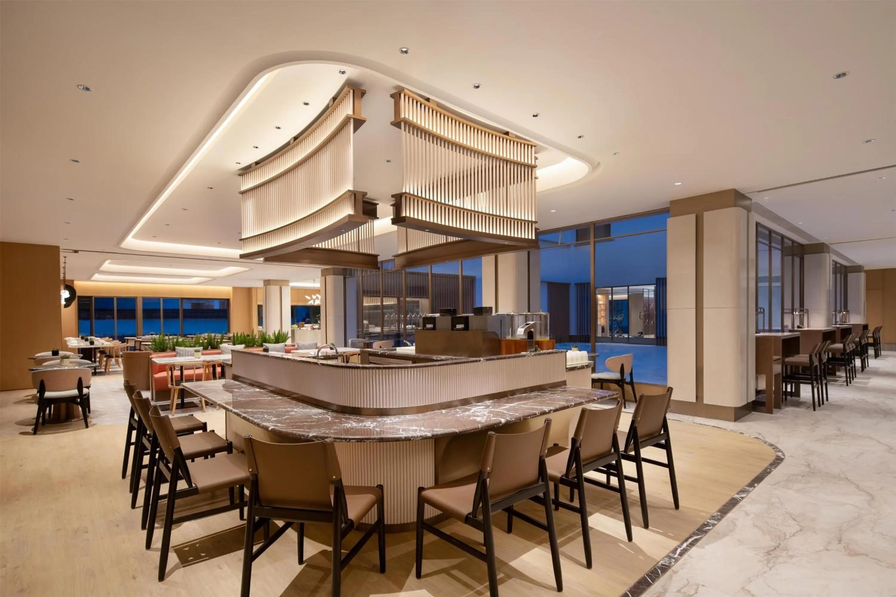 Lobby or reception in Hilton Garden Inn Shaoxing Lu Xun Native Place