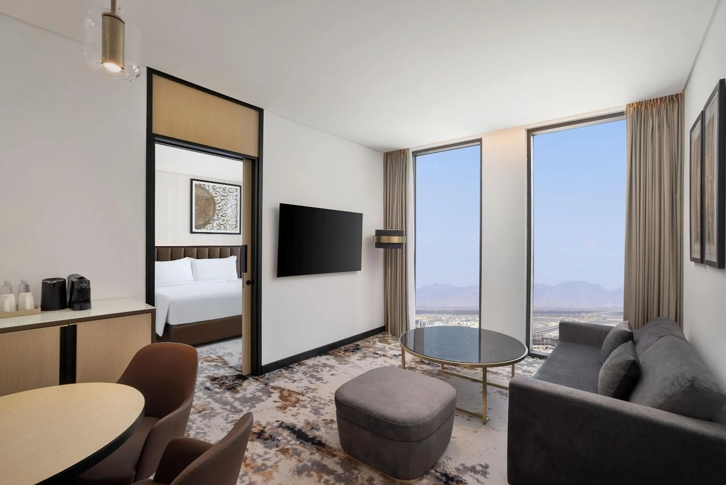 Living room in DoubleTree by Hilton Madinah Gate