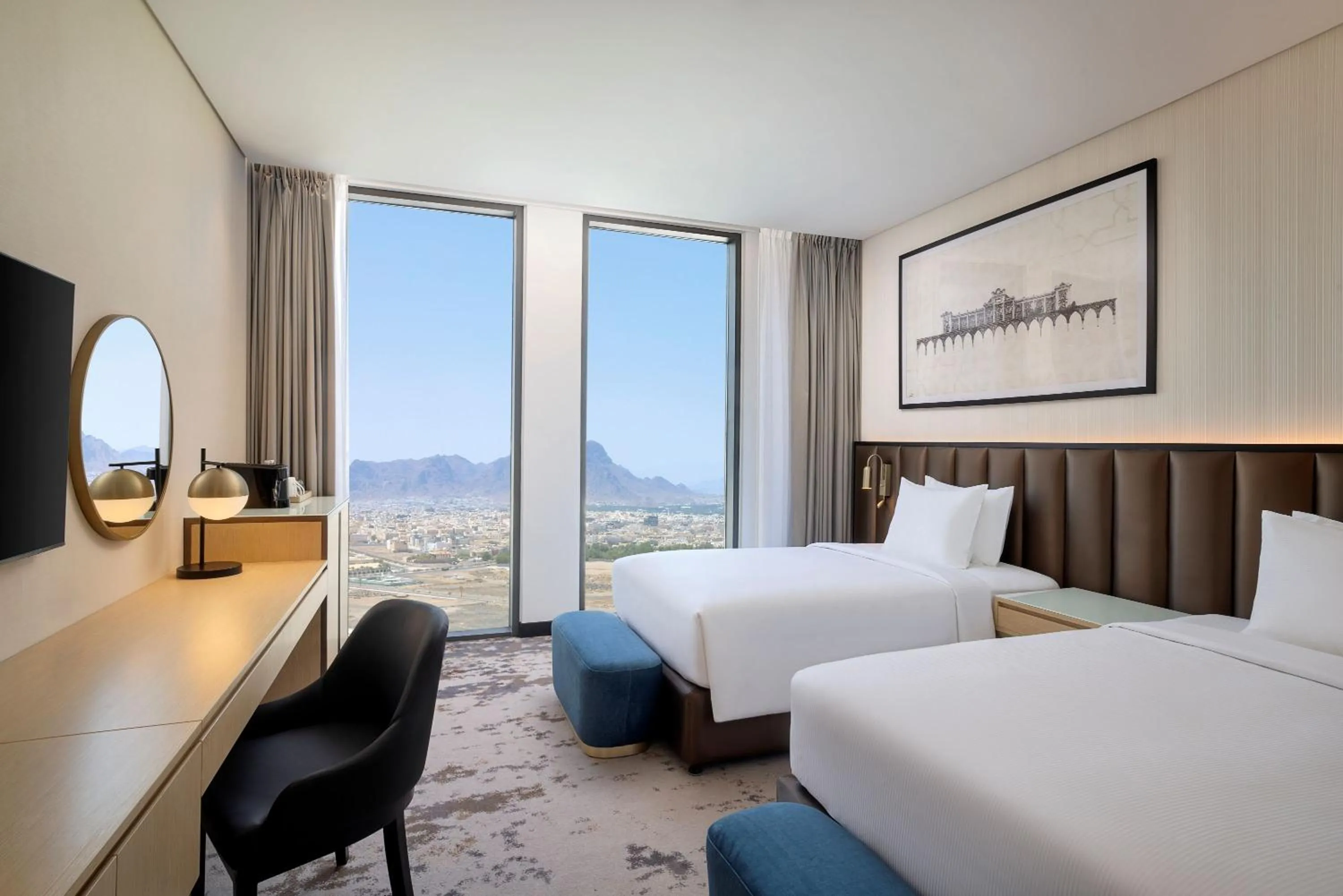 Bedroom, Bed in DoubleTree by Hilton Madinah Gate