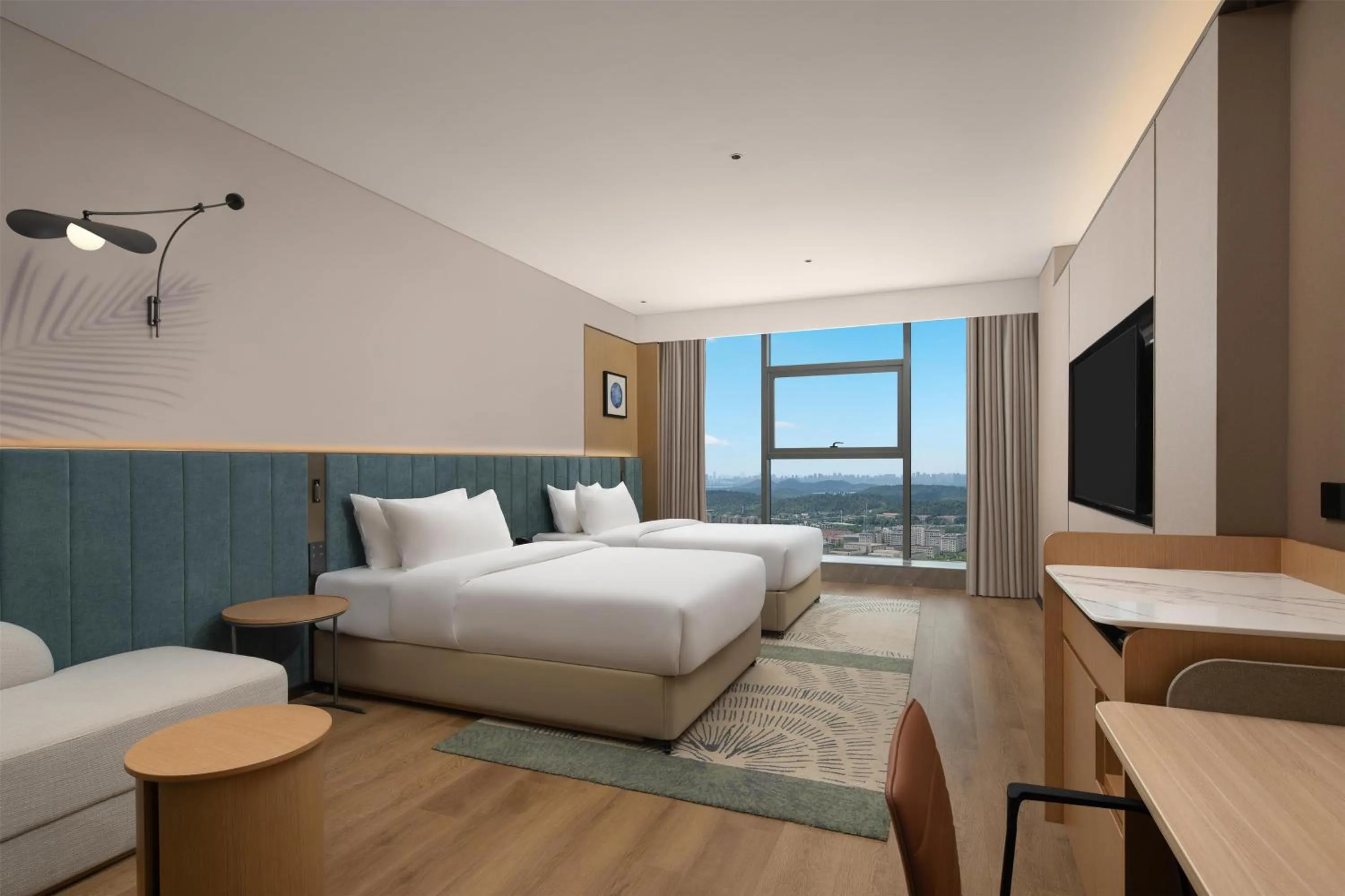 Twin Room in Hilton Garden Inn Wuhan Optics Valley