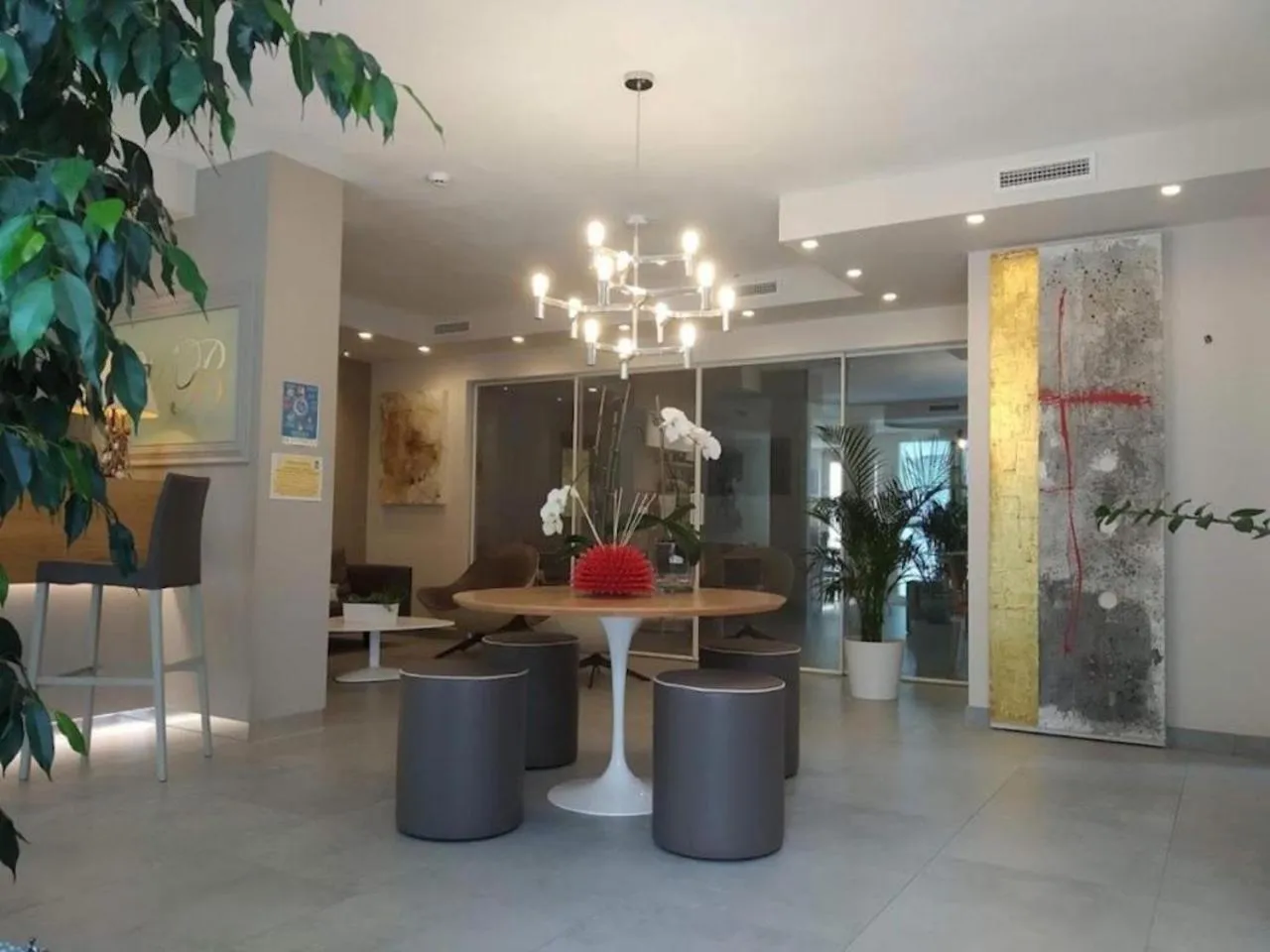 Lobby or reception in Hotel Villa Barsanti
