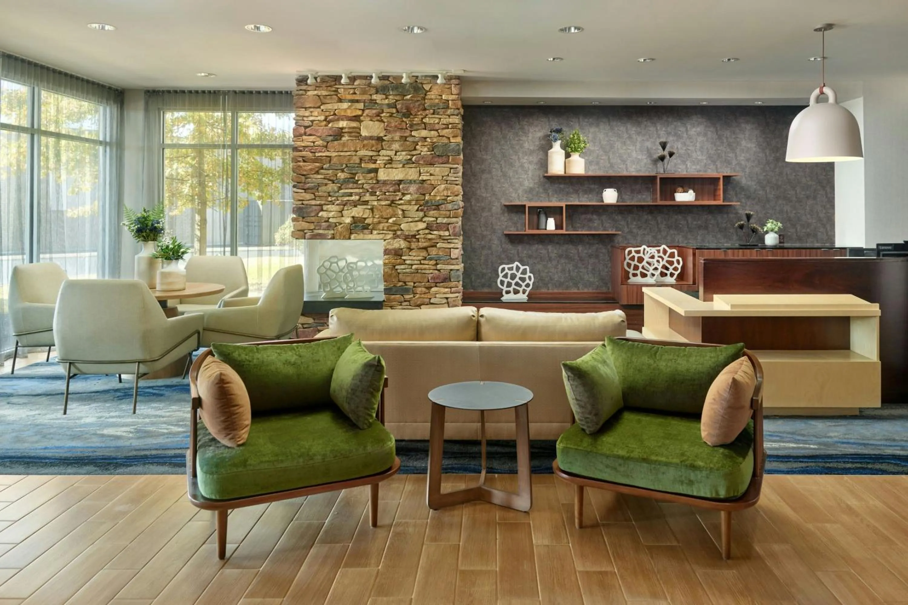 Lobby or reception in Fairfield Inn & Suites by Marriott Jackson