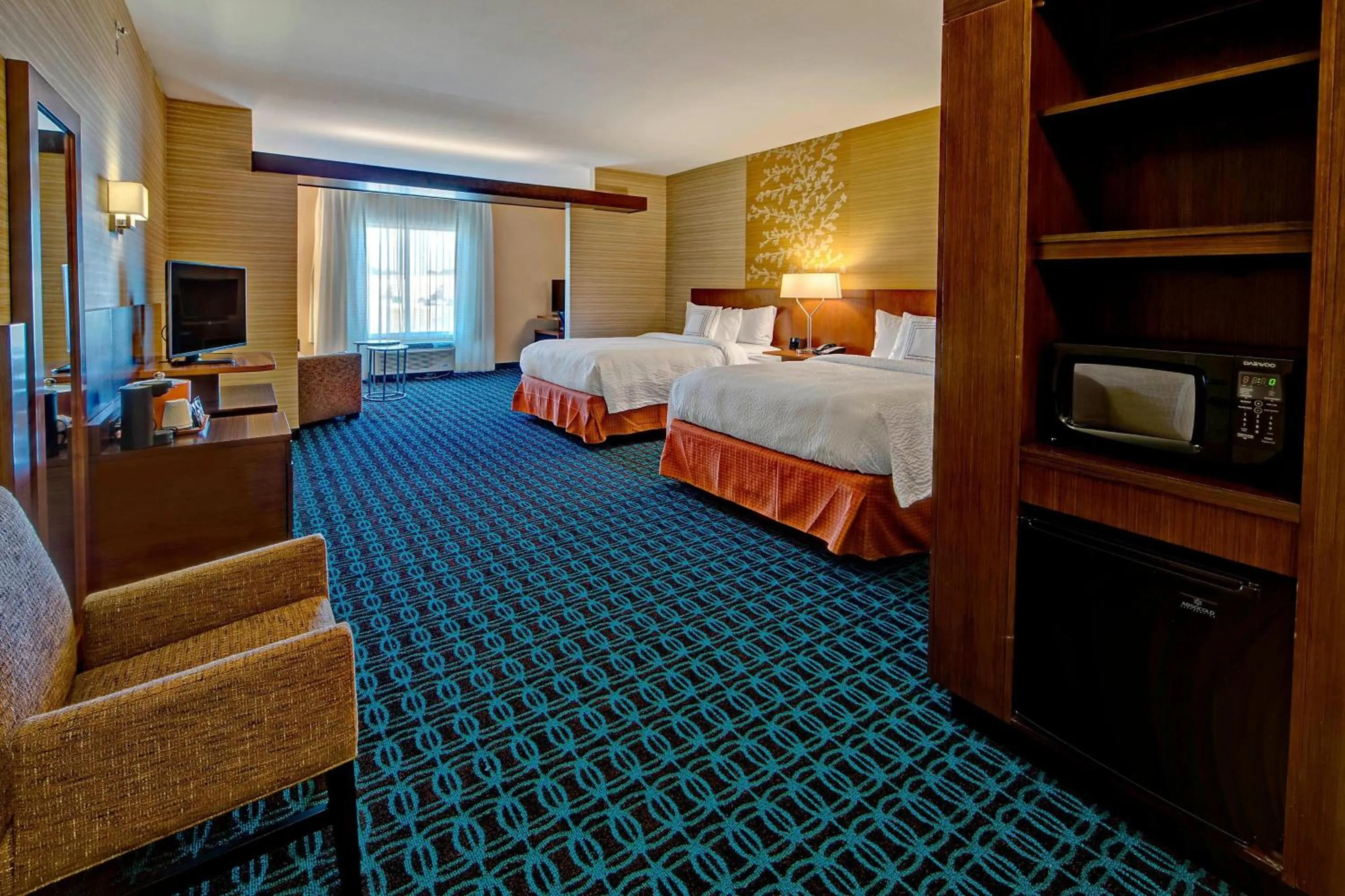 Bedroom, Bed in Fairfield Inn & Suites by Marriott Jackson