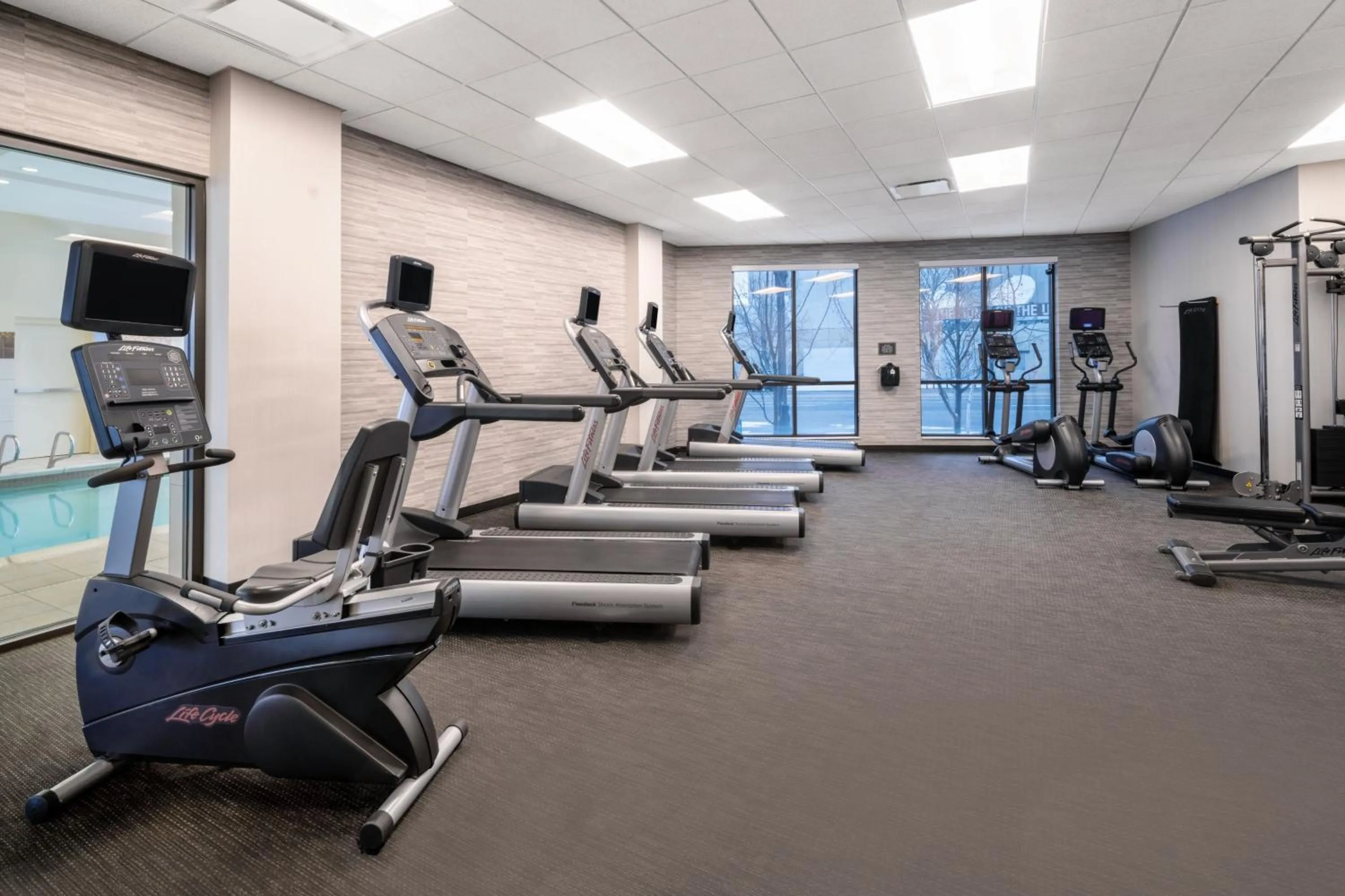 Fitness centre/facilities in Courtyard by Marriott Salt Lake City Downtown