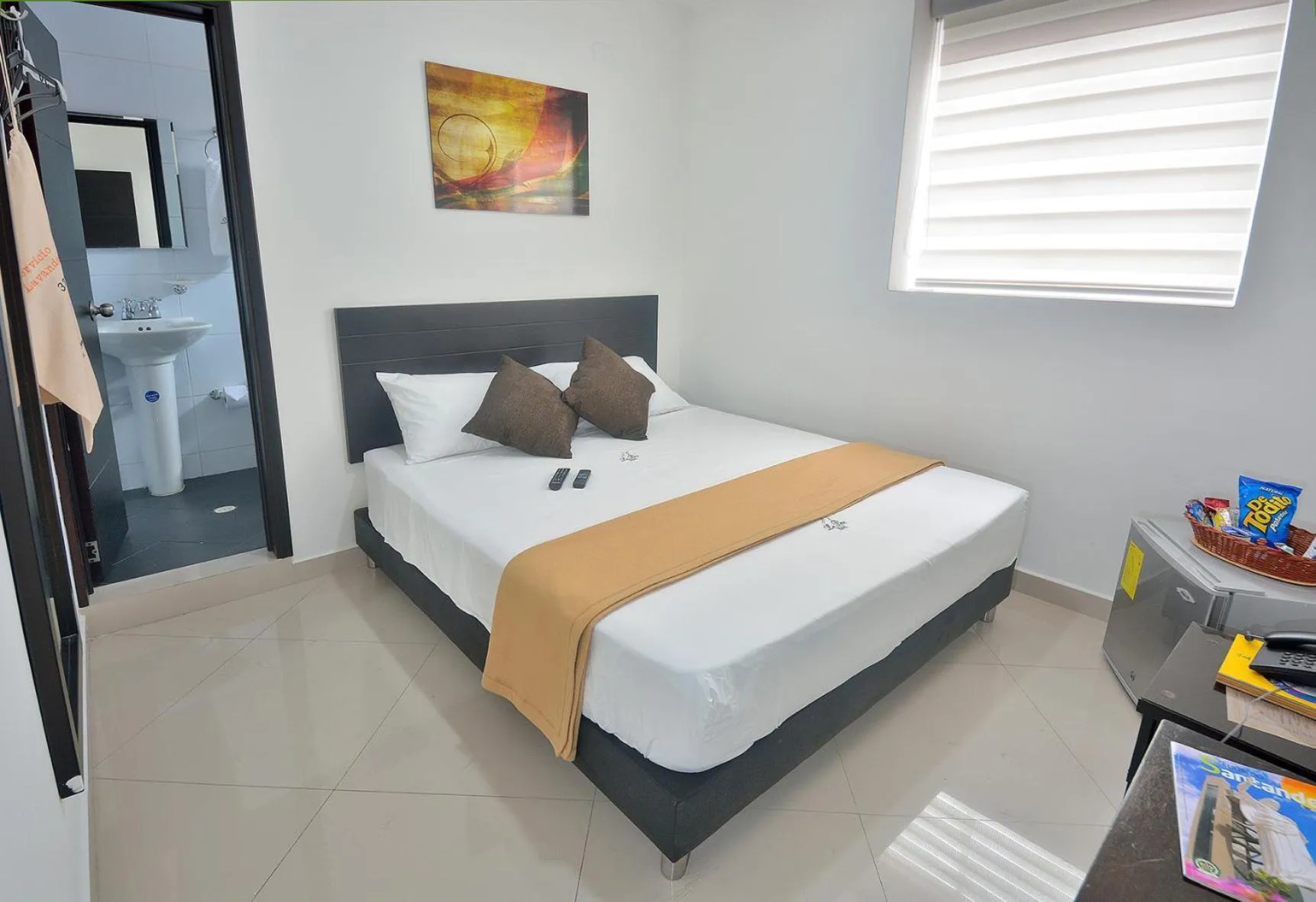 Bed in La Pera Hotel