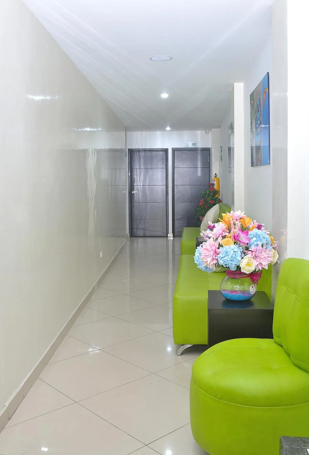 Lobby or reception in La Pera Hotel