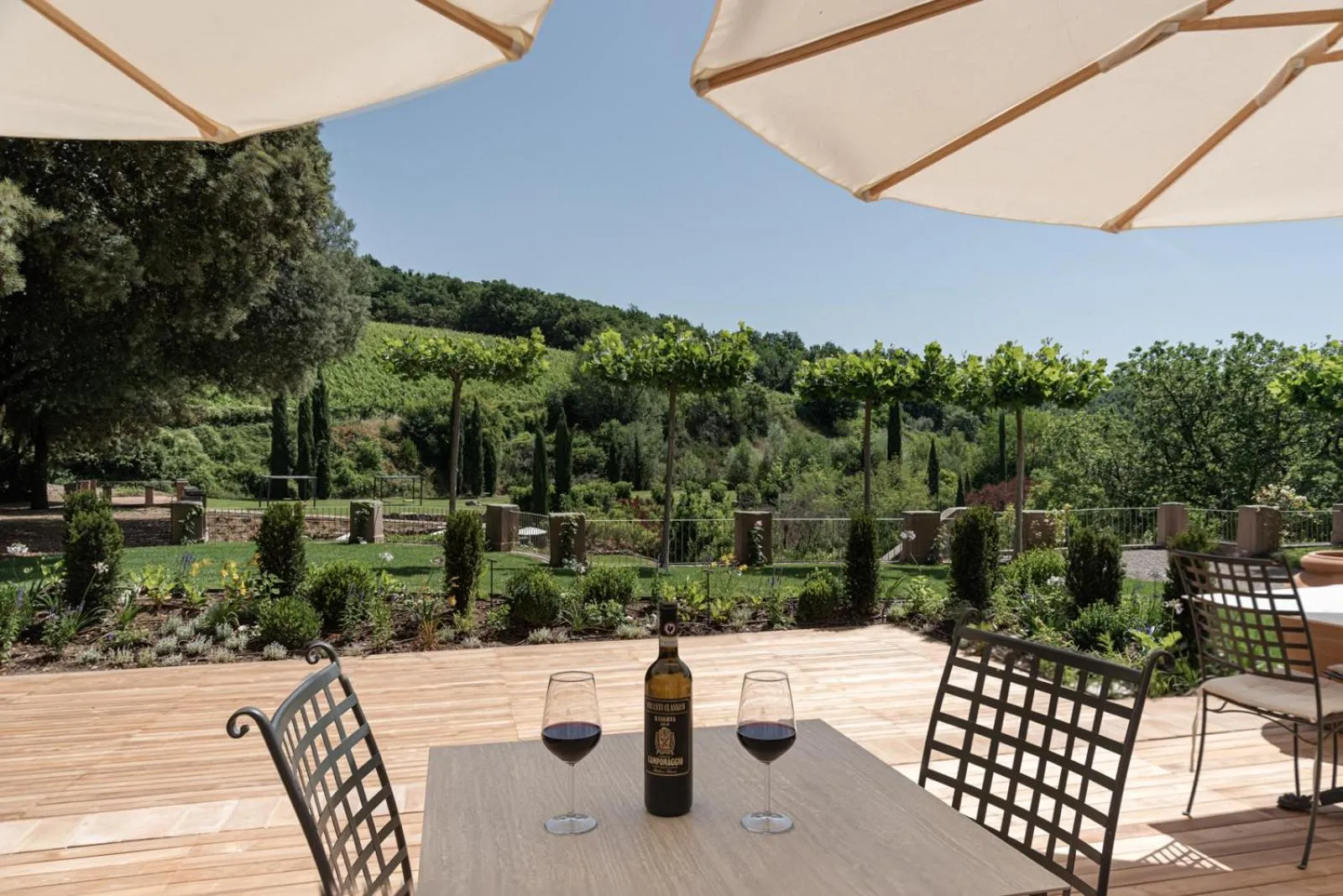 Garden in Villa Campomaggio Resort & SPA