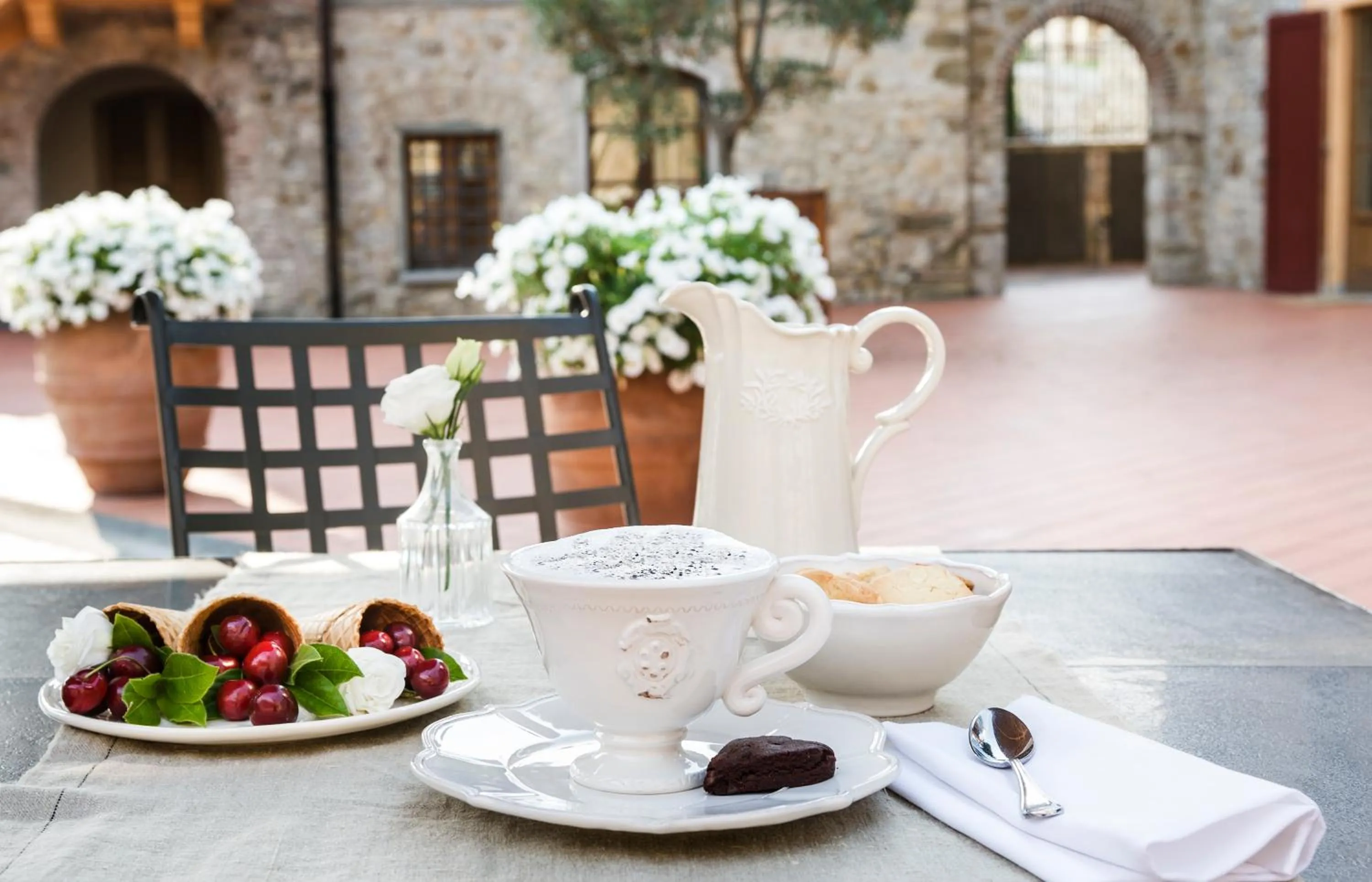 Garden in Villa Campomaggio Resort & SPA