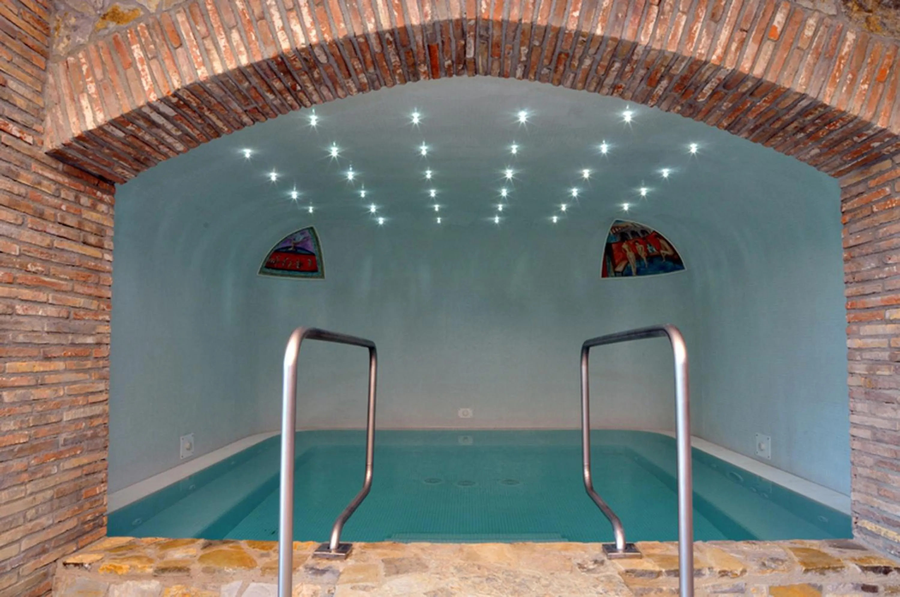 Sauna in Villa Campomaggio Resort & SPA