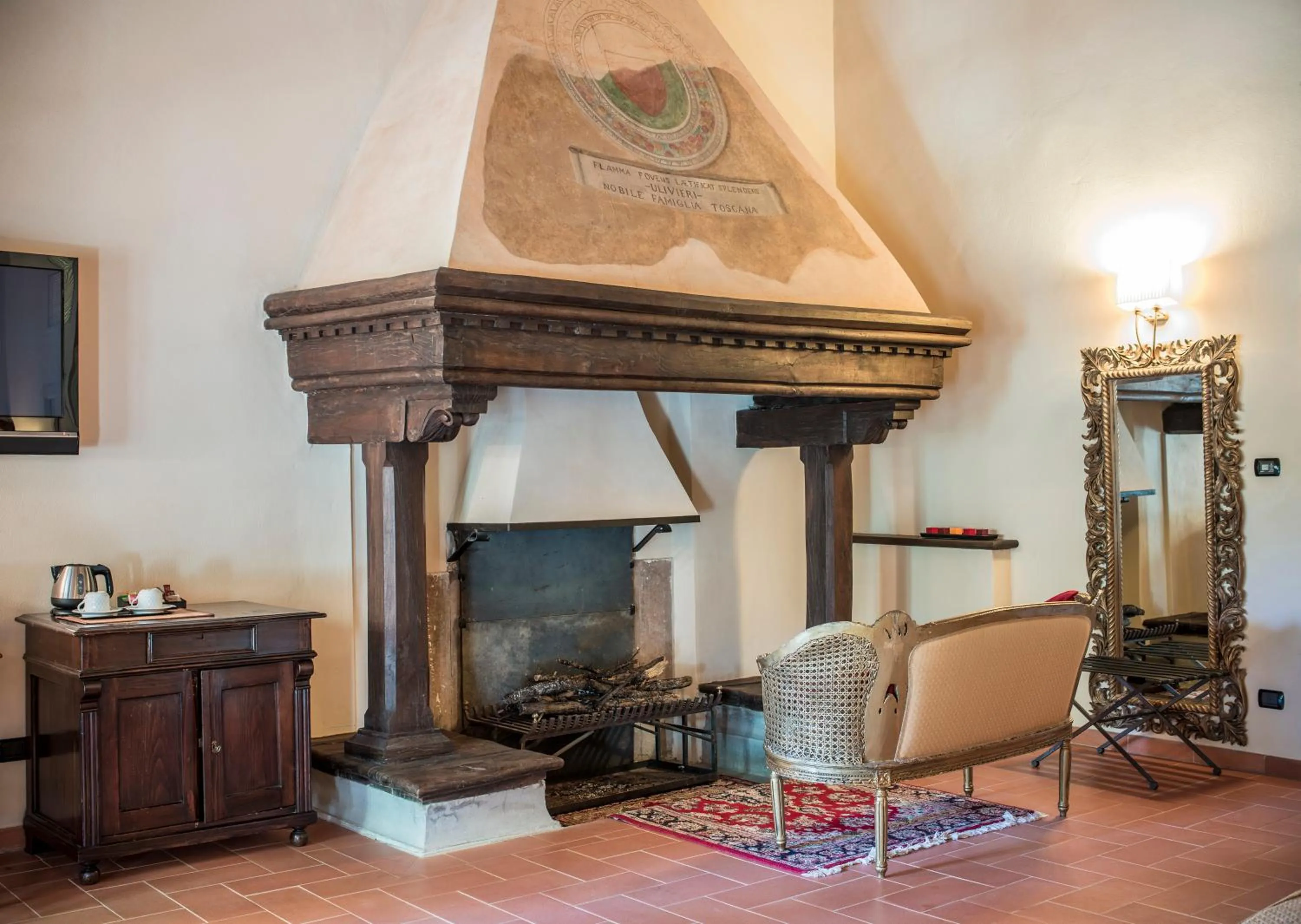 Photo of the whole room in Villa Campomaggio Resort & SPA