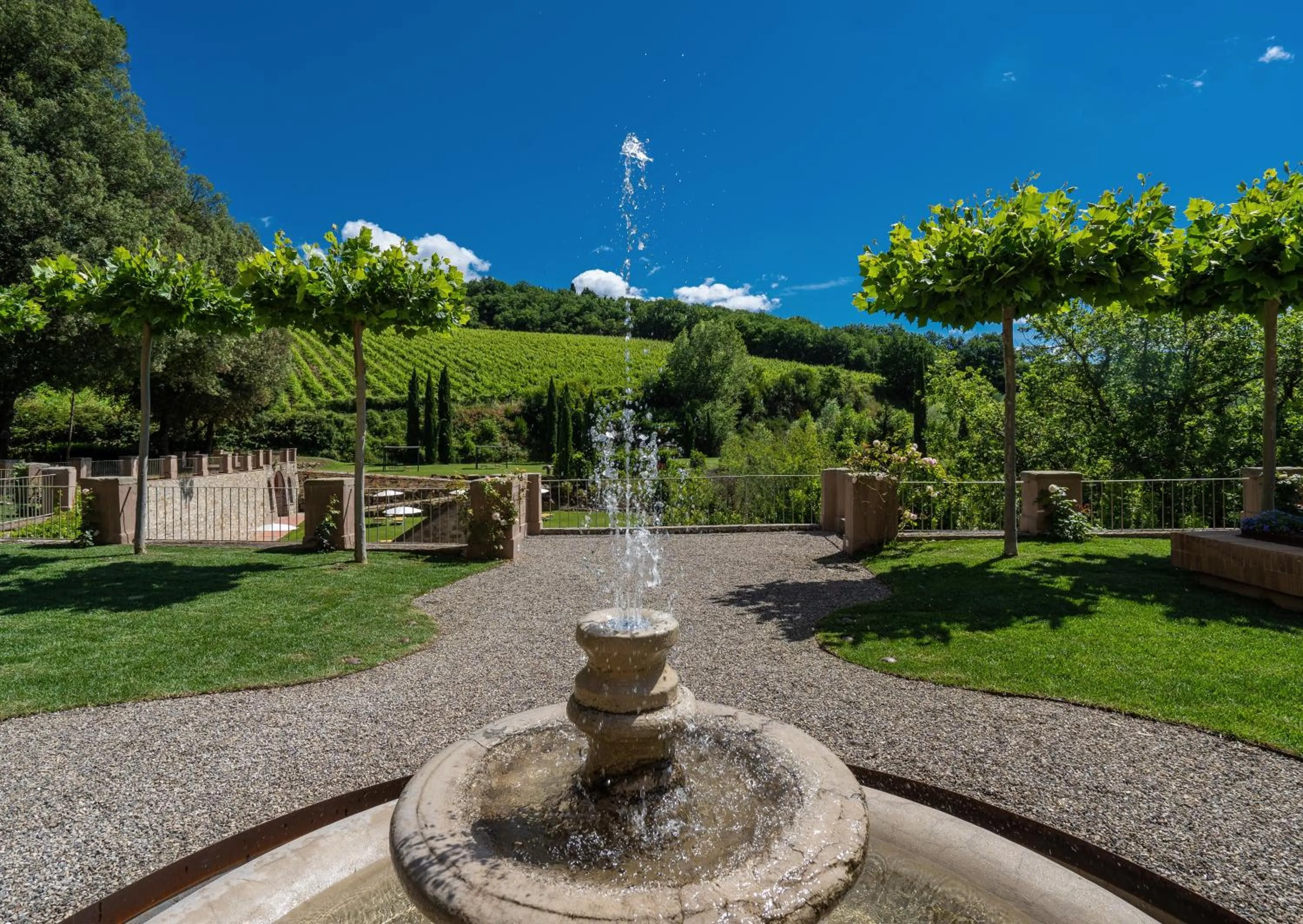 Patio in Villa Campomaggio Resort & SPA
