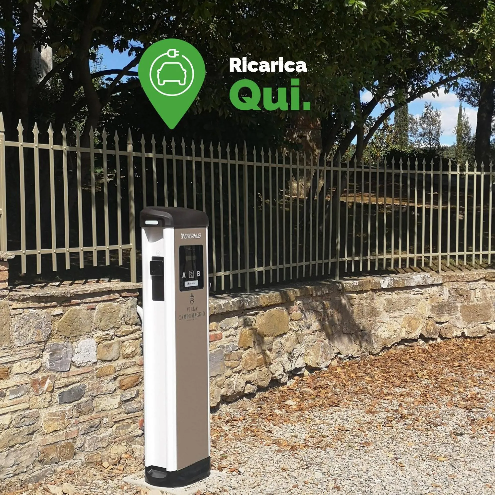 Parking in Villa Campomaggio Resort & SPA