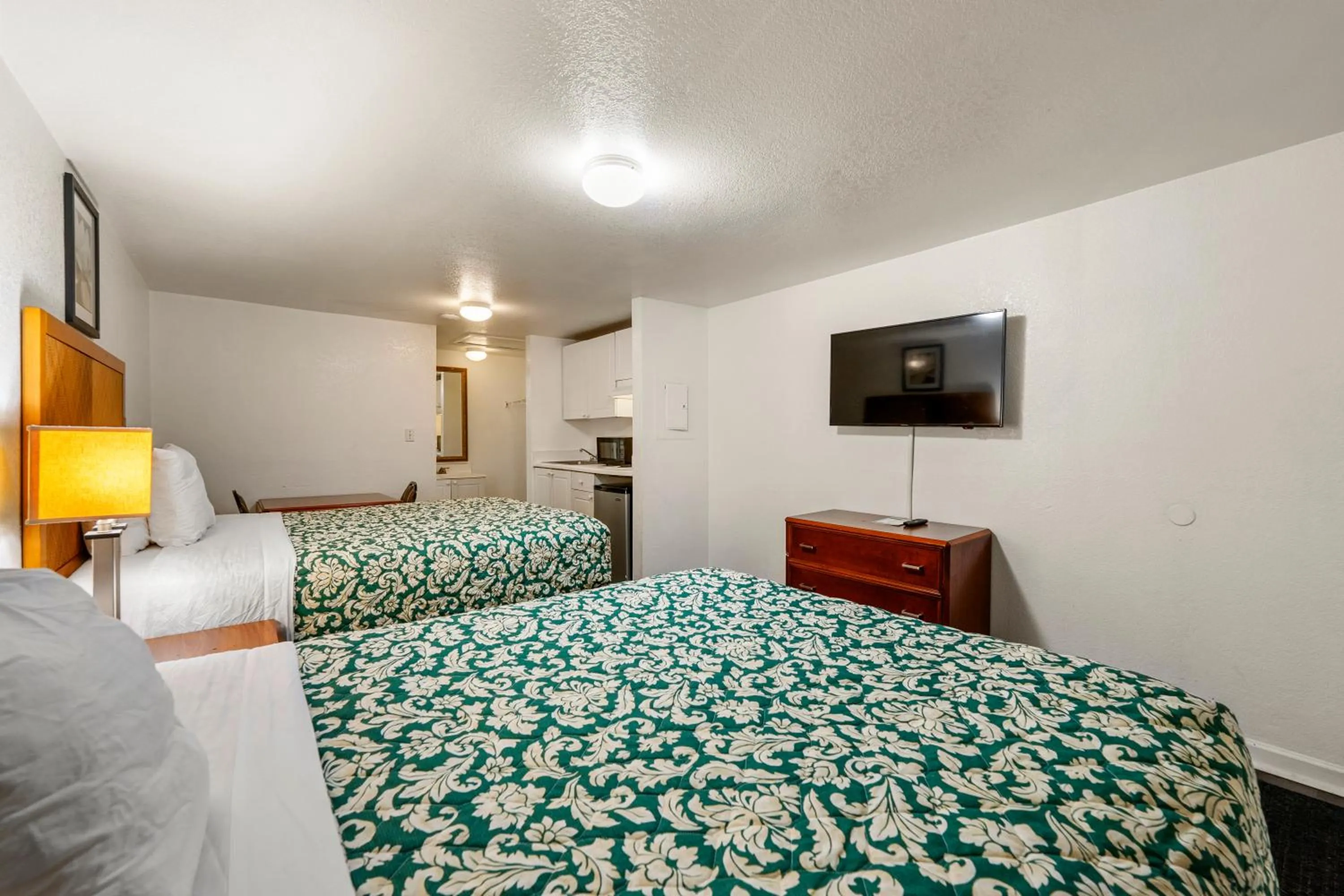 Bed in Extended Stay Studios