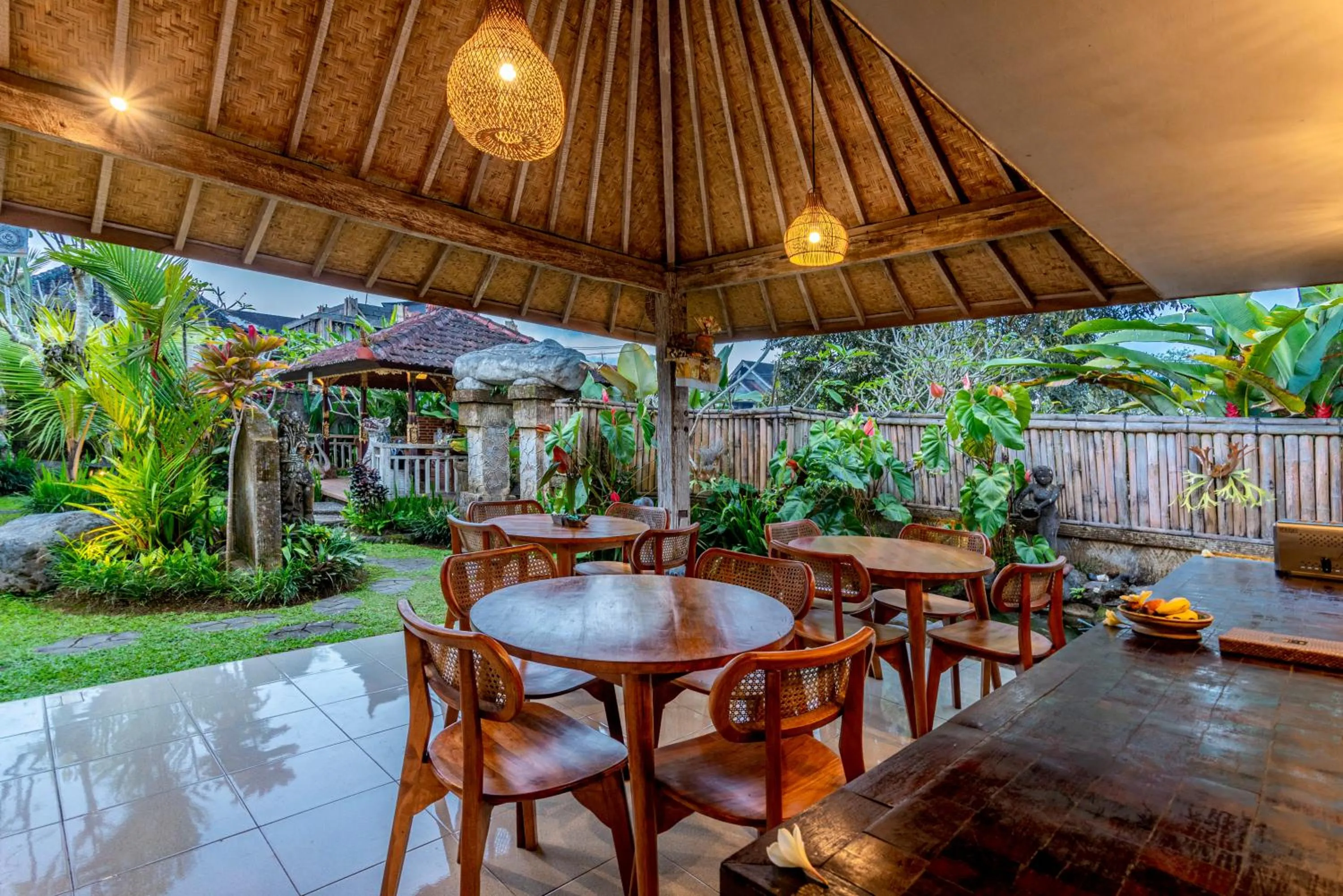 Restaurant/places to eat in Bela's Vana Villa Ubud by Dhananjaya Hospitality