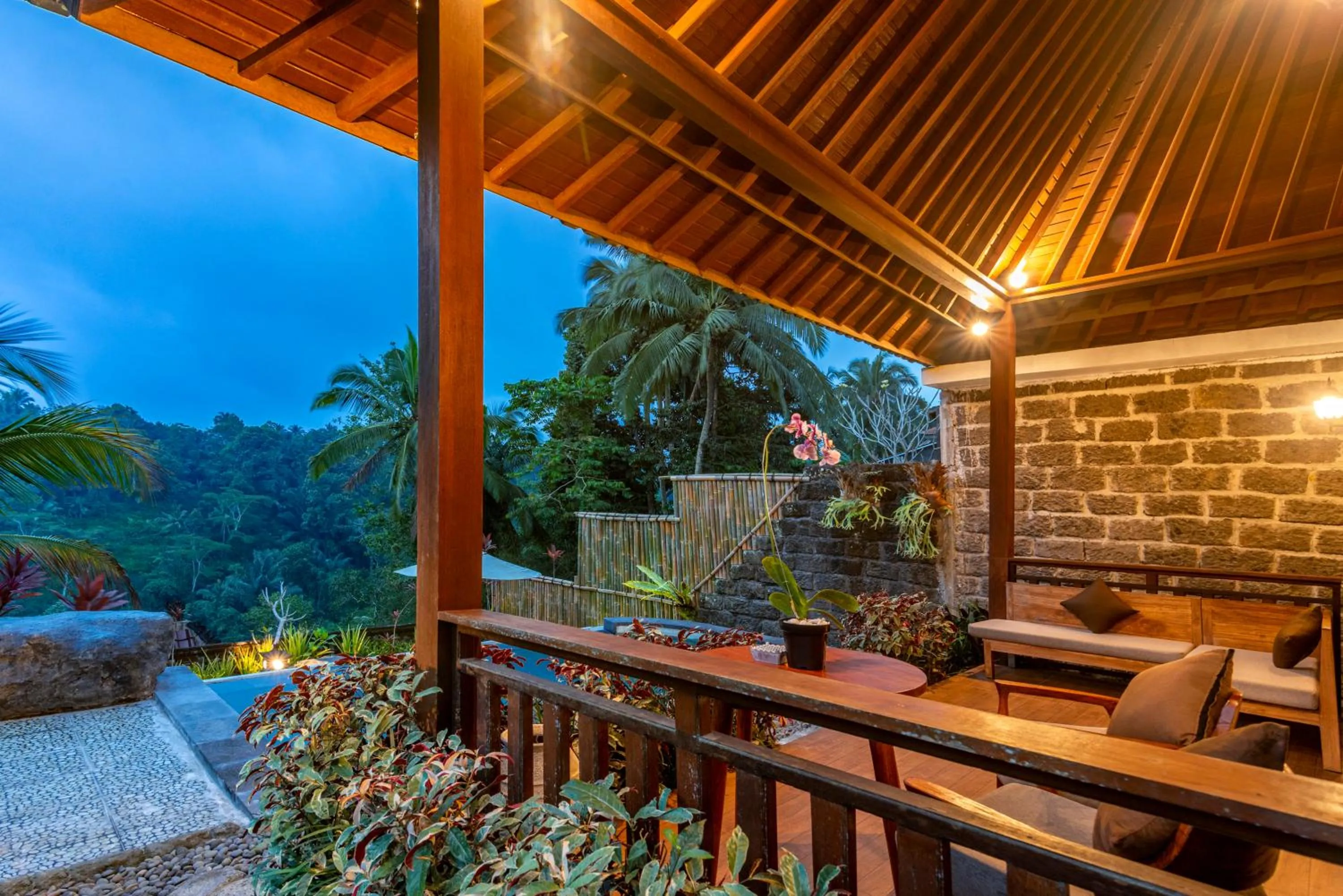 Patio in Bela's Vana Villa Ubud by Dhananjaya Hospitality