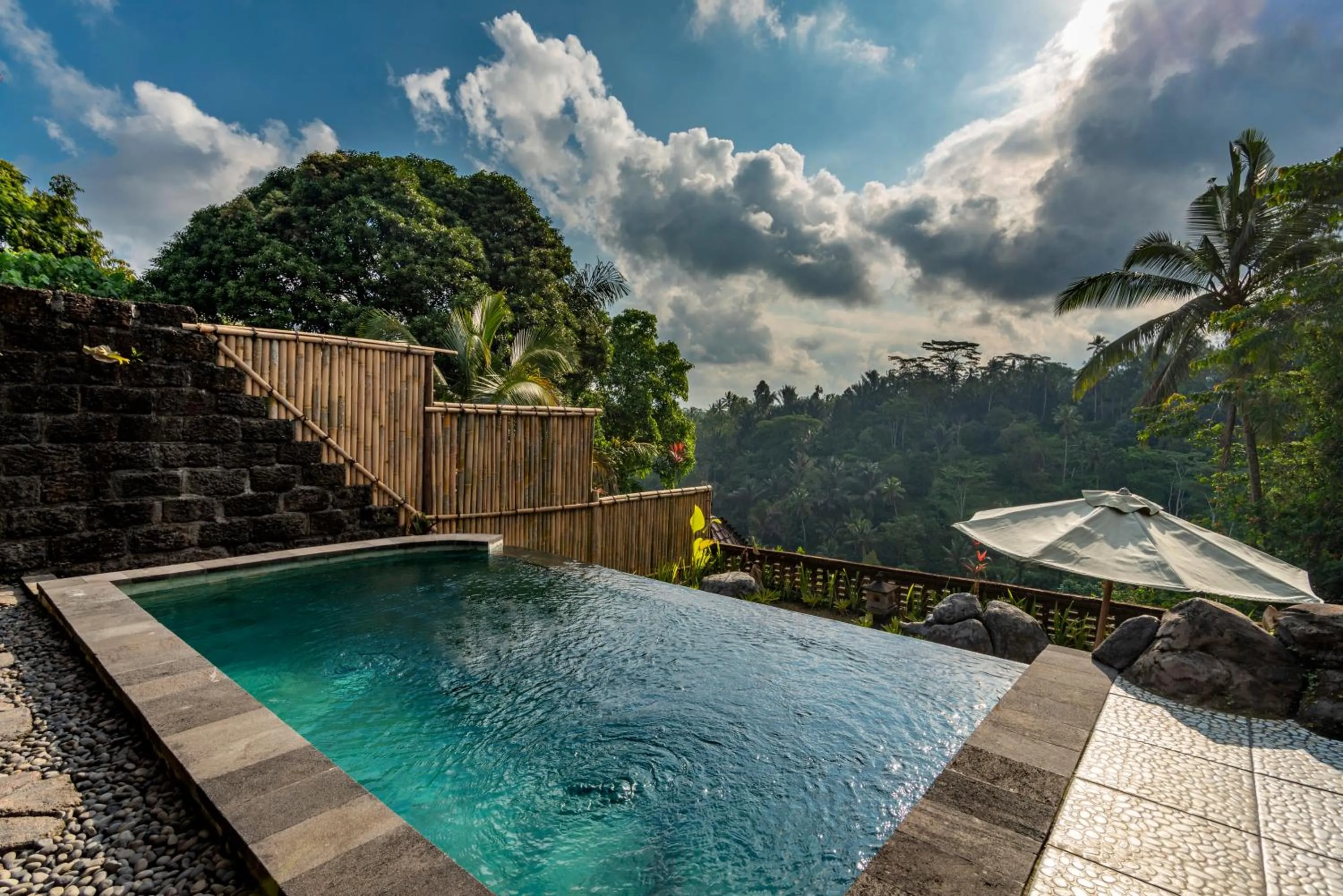 Pool view in Bela's Vana Villa Ubud by Dhananjaya Hospitality