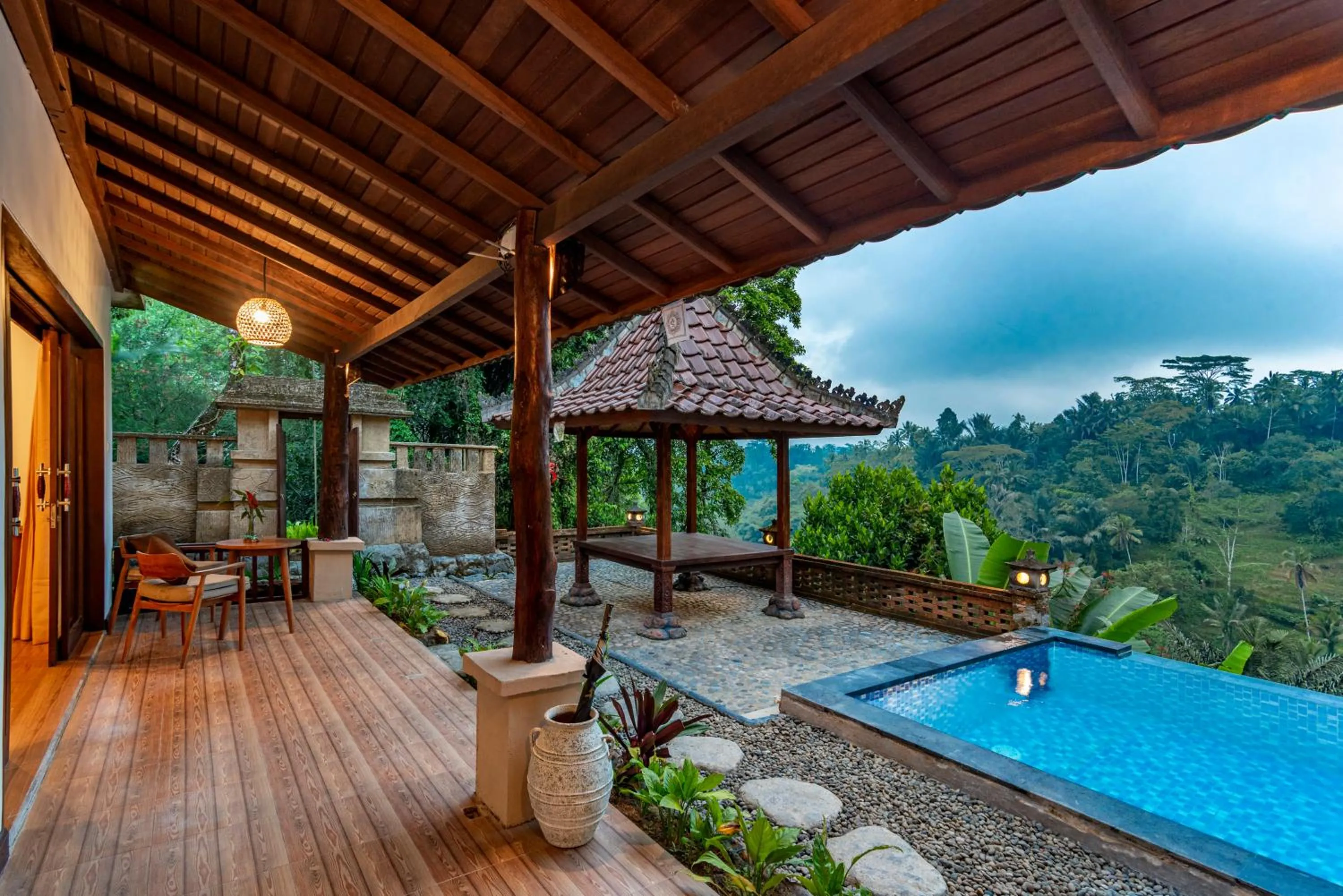 Patio in Bela's Vana Villa Ubud by Dhananjaya Hospitality