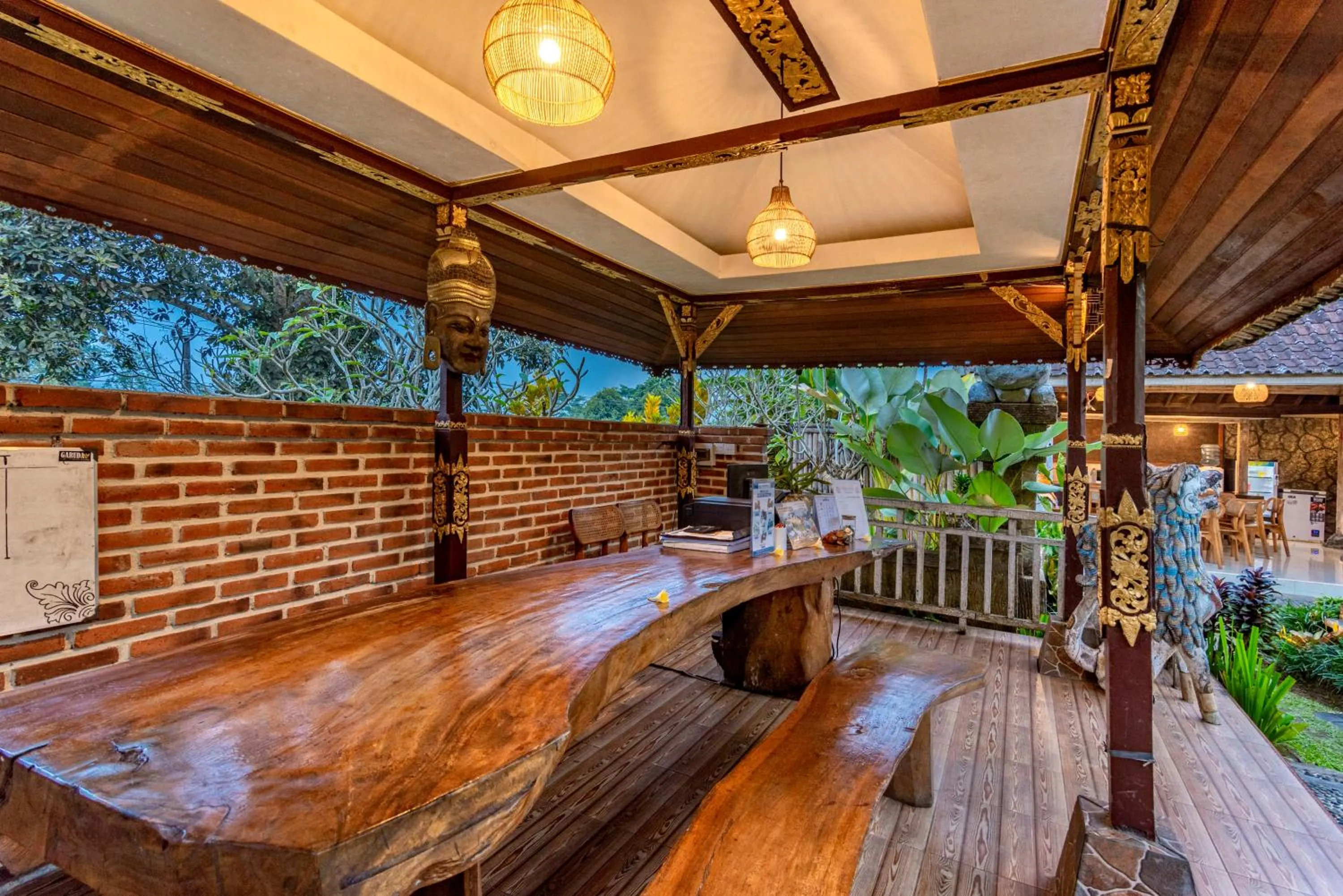 Lobby or reception in Bela's Vana Villa Ubud by Dhananjaya Hospitality