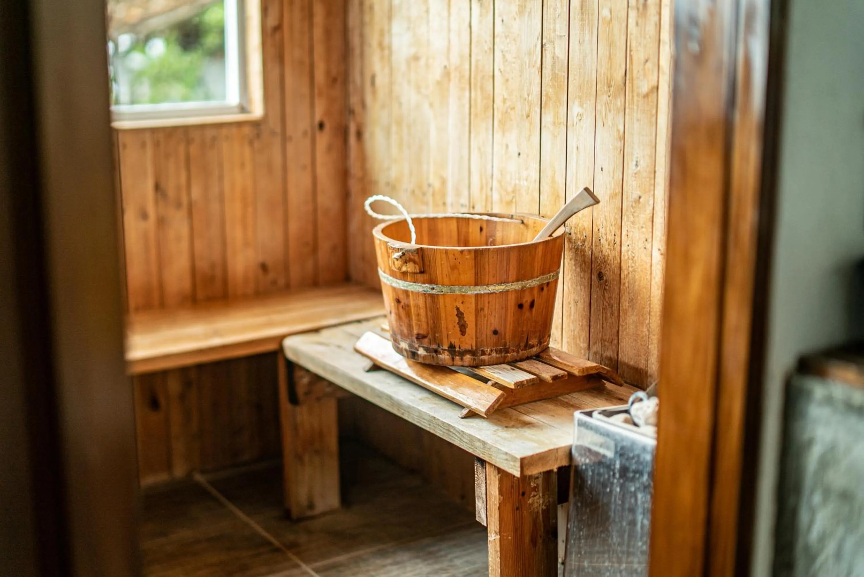 Sauna in Fantasy Lodge