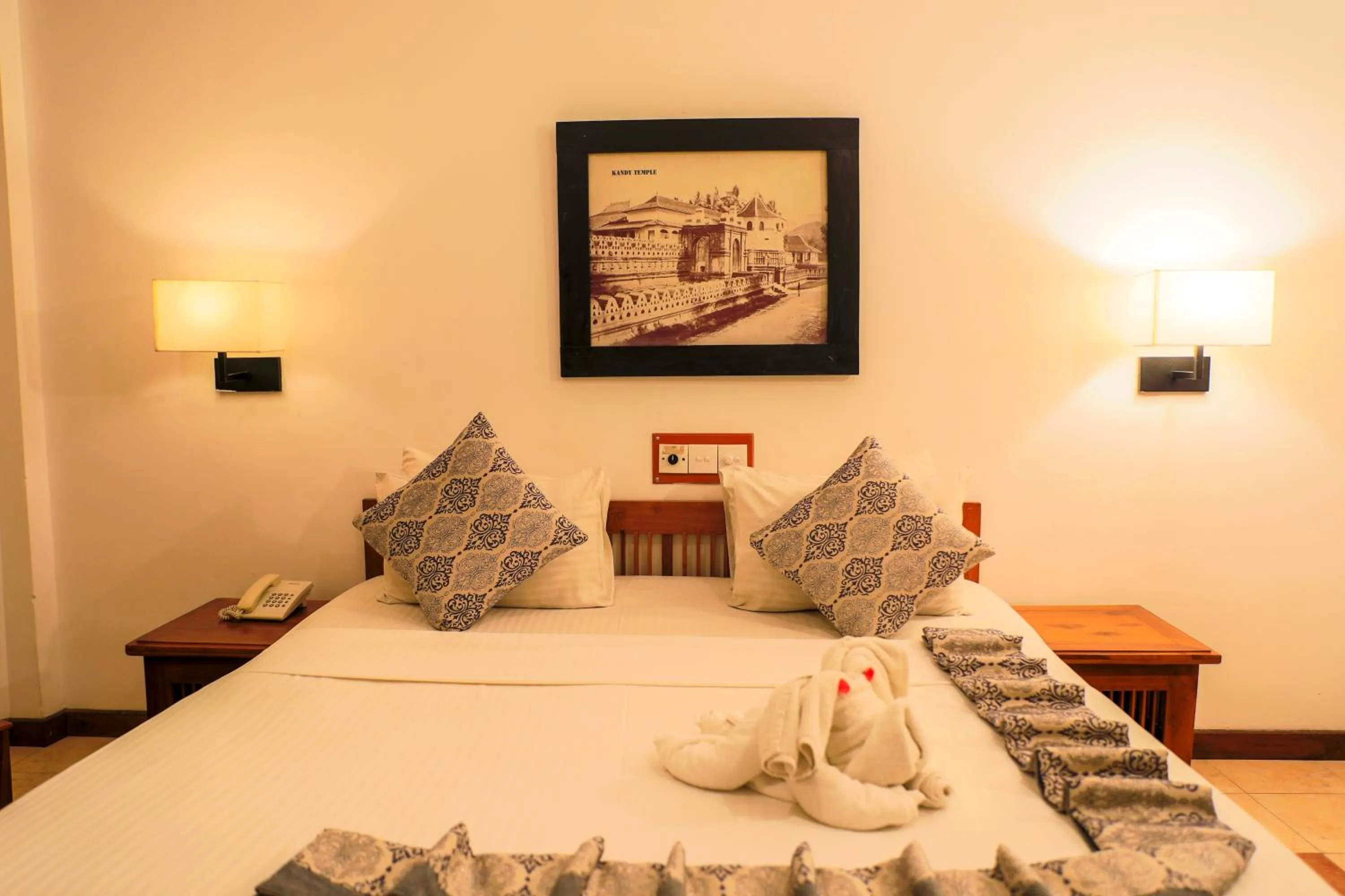 Bed in Fresco Water Villa