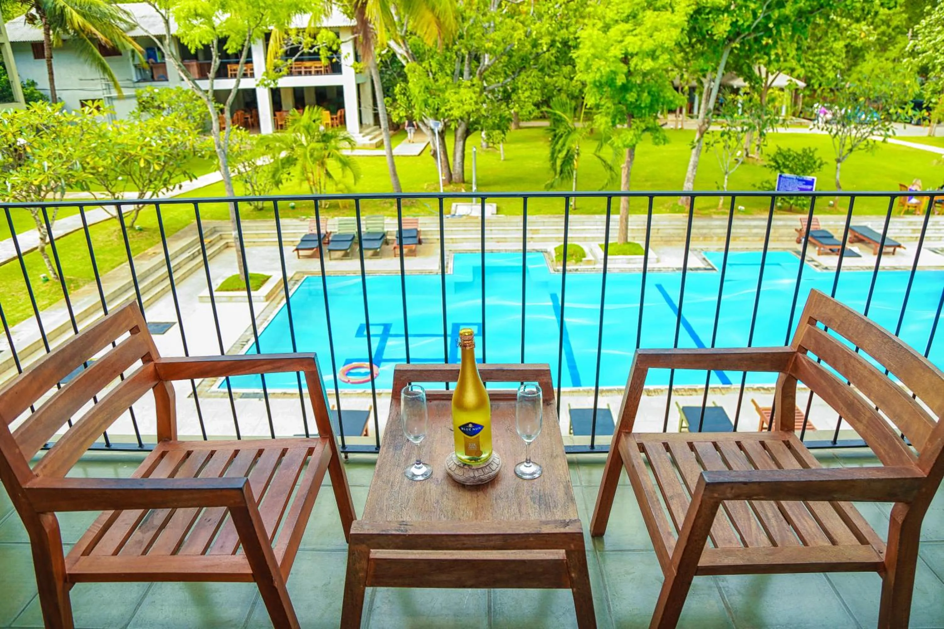 Balcony/Terrace in Fresco Water Villa