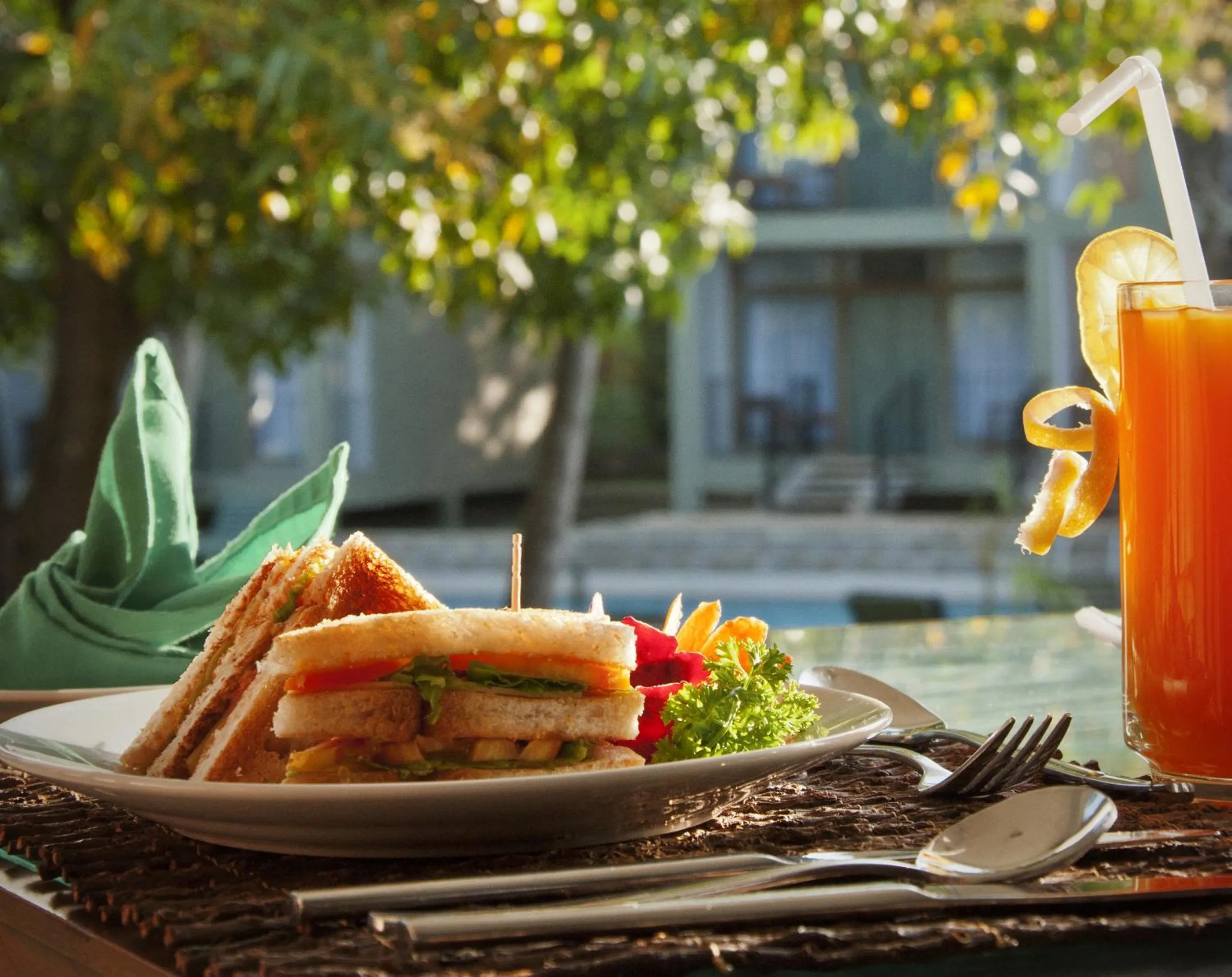 Food close-up in Fresco Water Villa