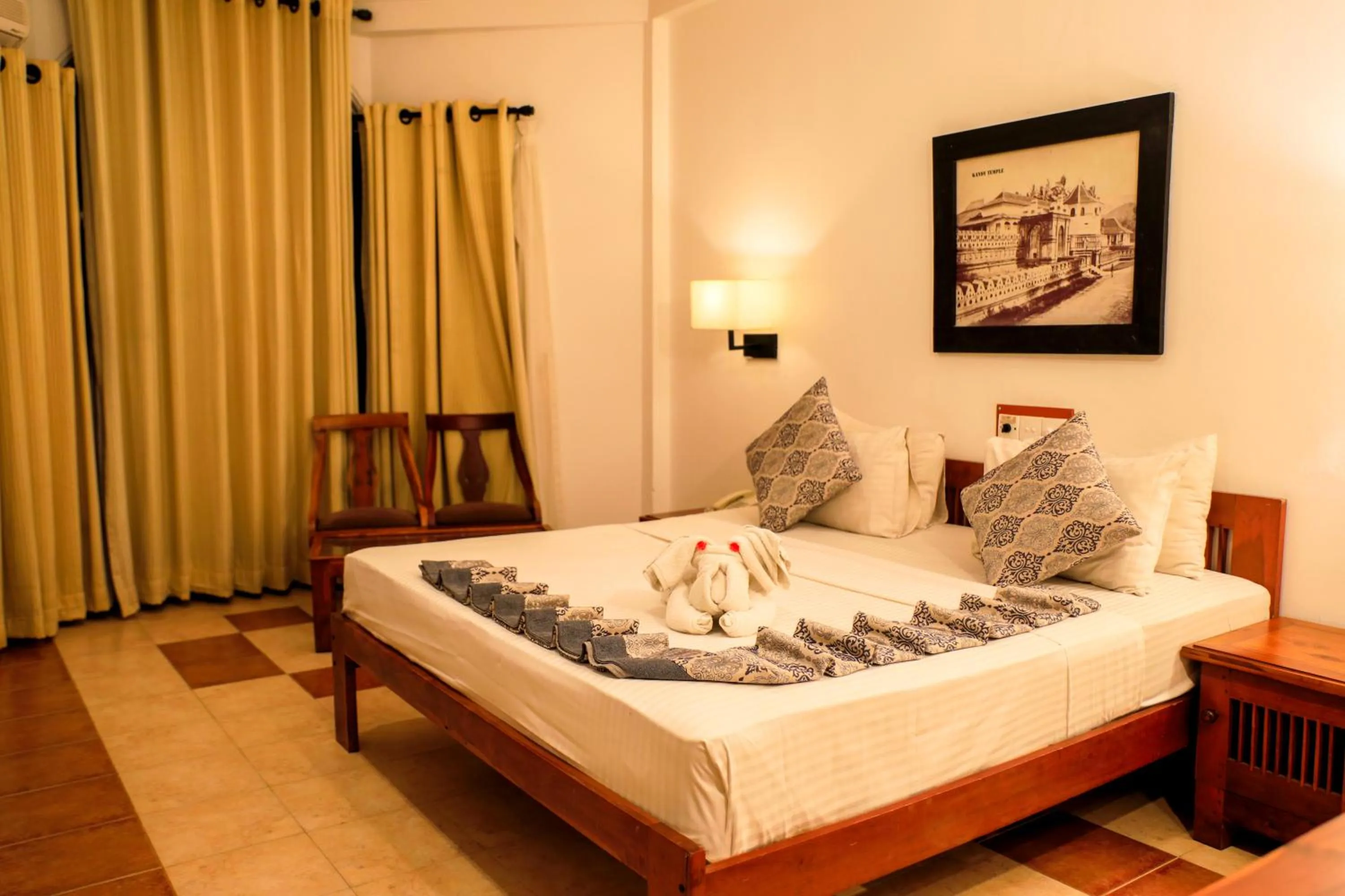 Bed in Fresco Water Villa